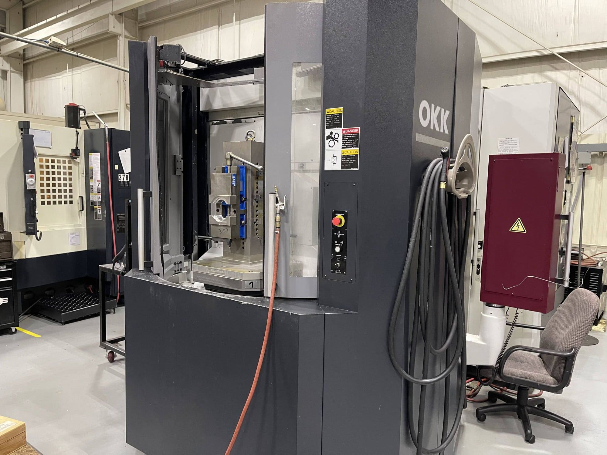 OKK HM500 CNC Horizontal Machining Center, 2010 - 60 Tool, 4 Axis, TSC