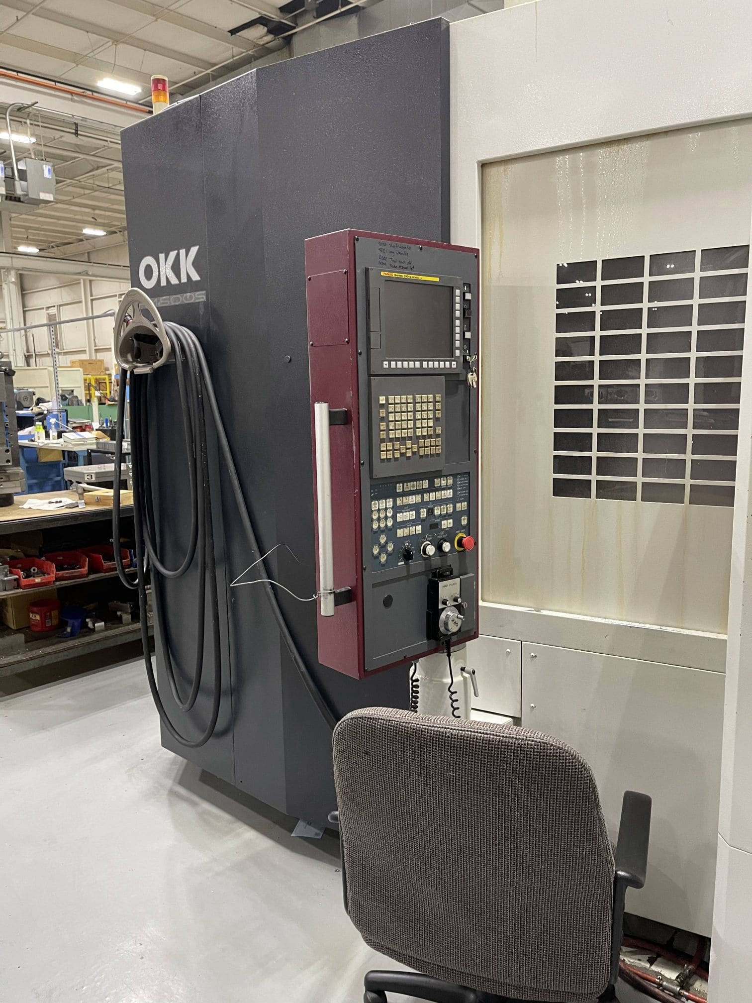 OKK HM500 CNC Horizontal Machining Center, 2010 - 60 Tool, 4 Axis, TSC - Image 3