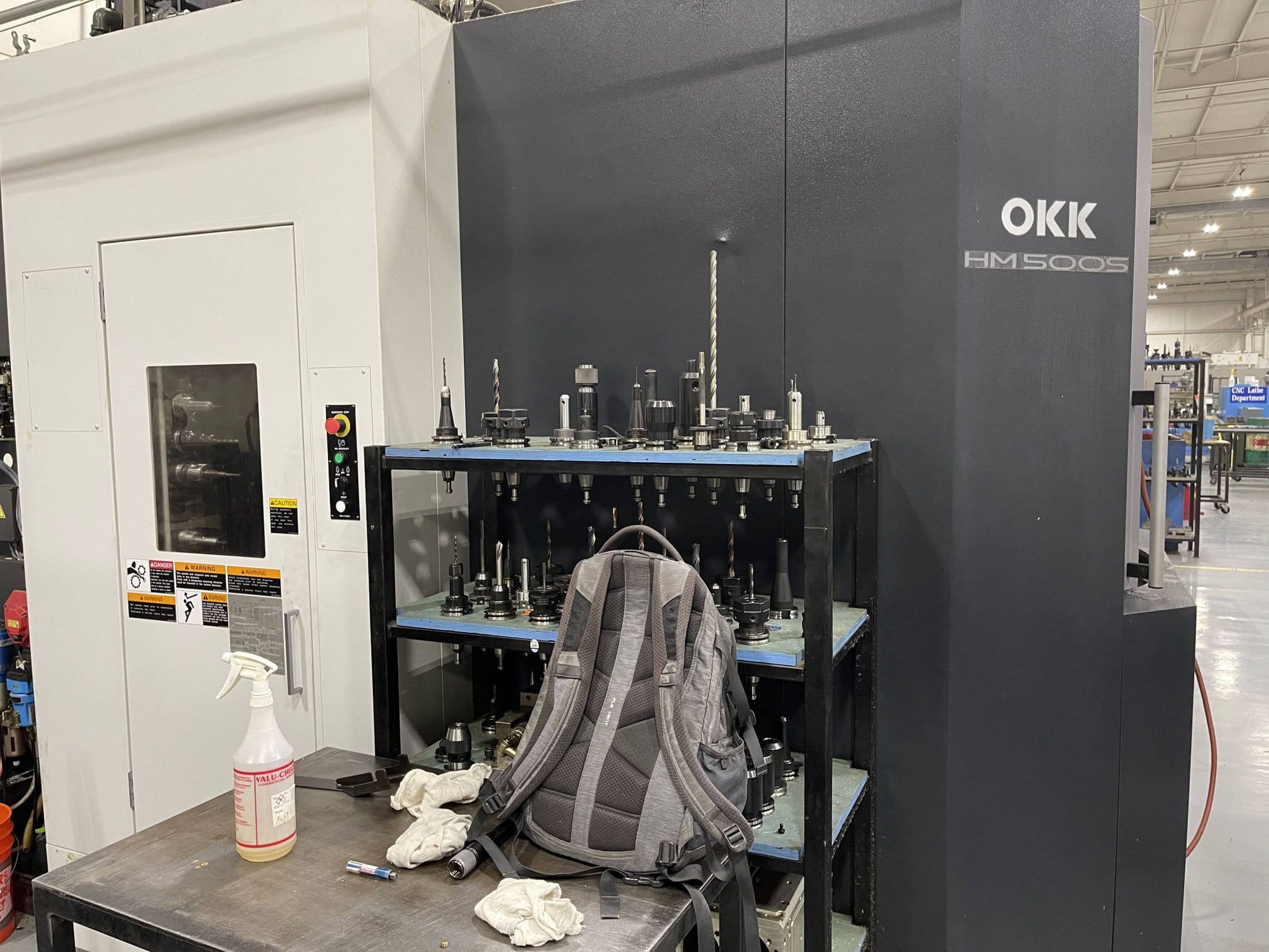 OKK HM500 CNC Horizontal Machining Center, 2010 - 60 Tool, 4 Axis, TSC - Image 5