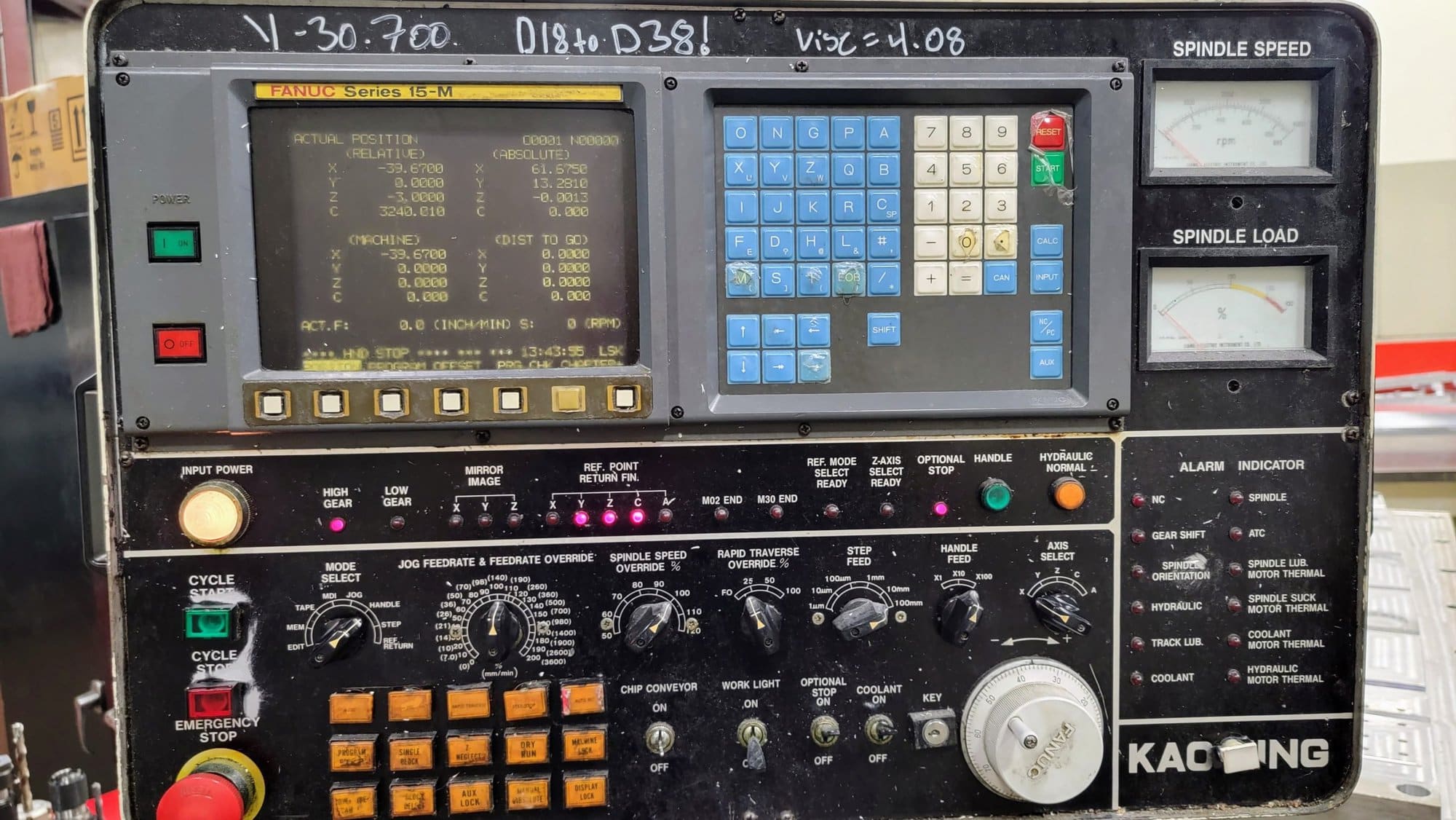 Kao Ming KMC-3000 Gantry Machining Center, 1989 - Fanuc Control - Image 2