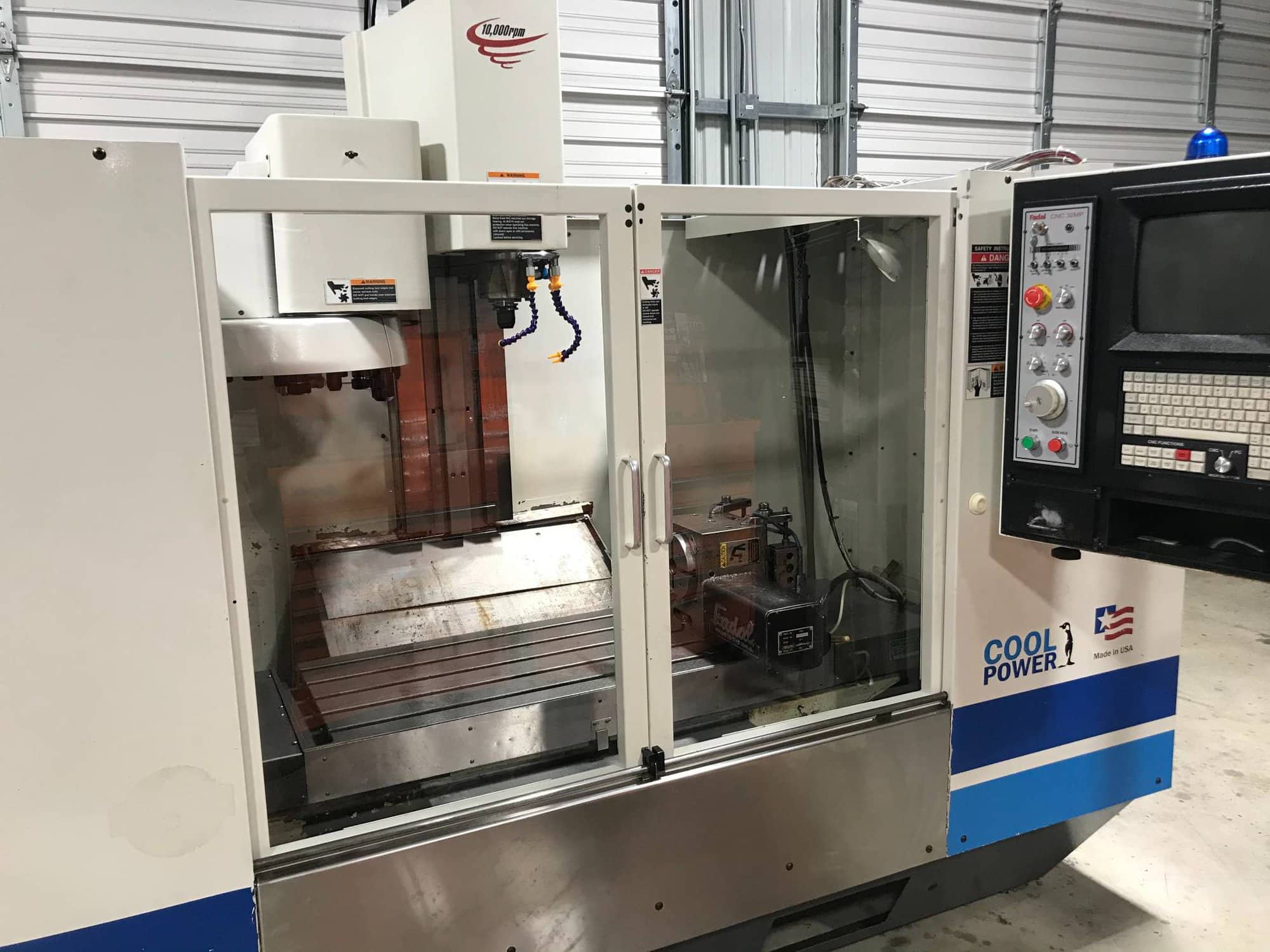 Fadal 4020 HT CNC VMC, 2005 - Extended Z, 4th-Axis, Rigid Tap, Expanded Memory - Available Immediately! - Image 8