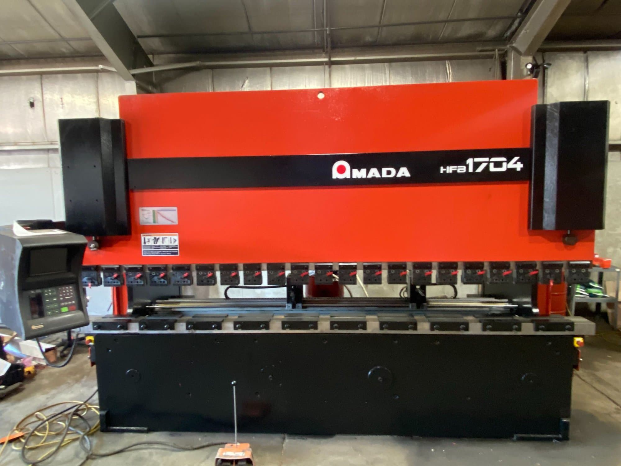 187 Ton x 13' Amada HFB 1704 CNC Hydraulic Press Brake, 1998 - Refurbished!