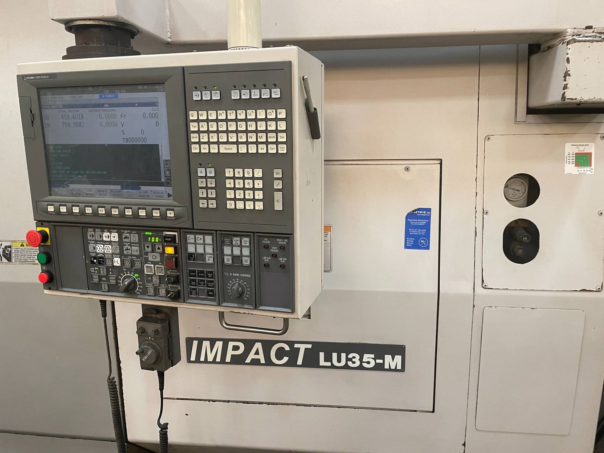 Okuma Impact LU35-M CNC Lathe, 2013 - 4-Axis, Live Tool, Pre-Removal Pricing - Image 2