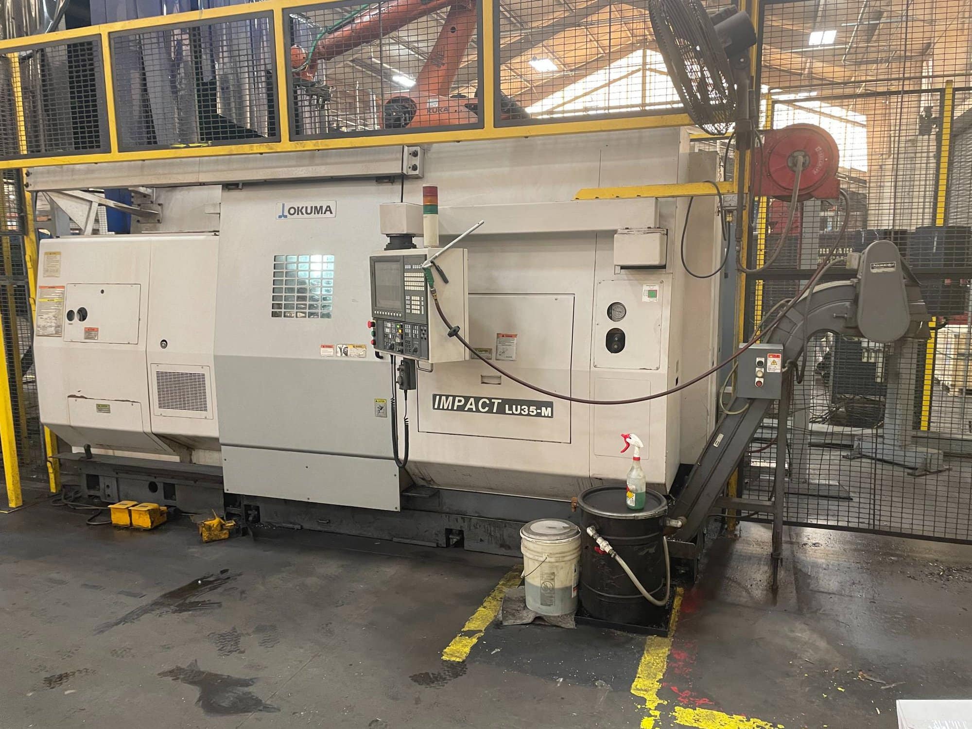 Okuma Impact LU35-M CNC Lathe, 2013 - 4-Axis, Live Tool