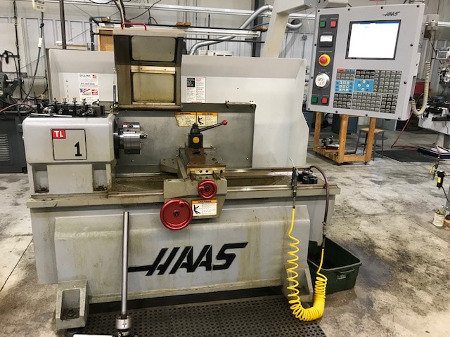 Haas TL-1 CNC Tool Room Lathe, 2005 - Chuck/Tooling Included