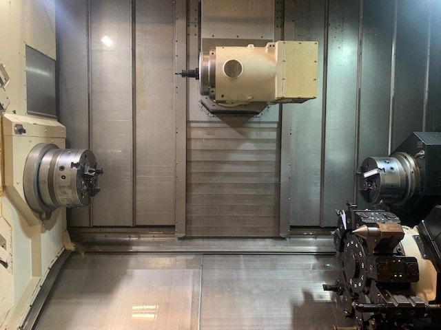 Okuma Multus U4000 CNC Lathe, 2015 - Sub Spindle, Live Tooling, Multi-Axis, Chip Conveyor - Image 2
