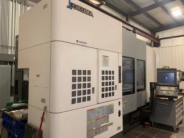 Okuma Multus U4000 CNC Lathe, 2015 - Sub Spindle, Live Tooling, Multi-Axis, Chip Conveyor