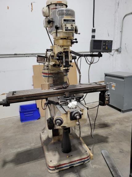 Bridgeport Series 1 Knee Mill, 1970 - Underpower