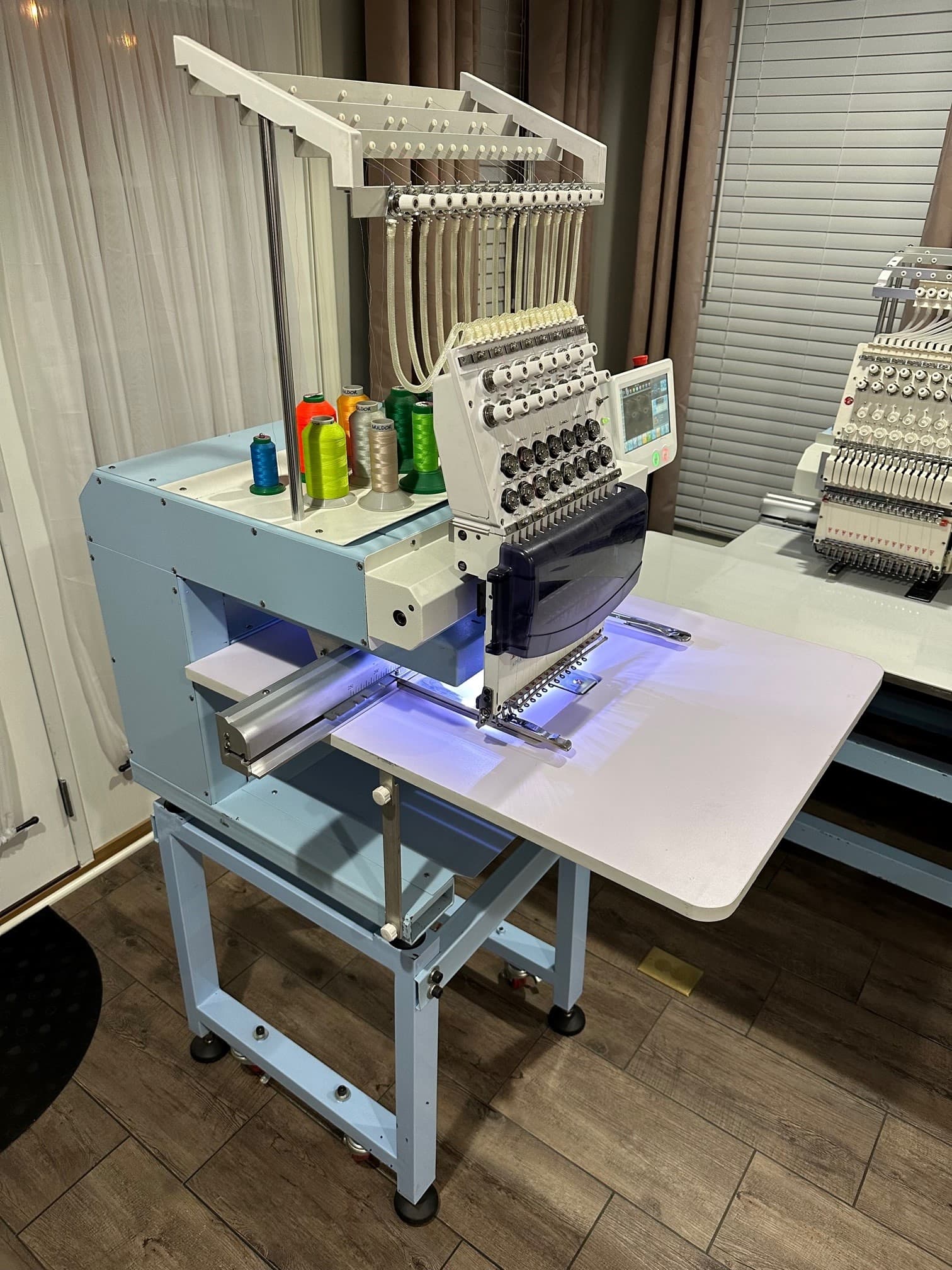 Doublelin DLCF-1501 Single Head Embroidery Machine, 2016 - Image 4