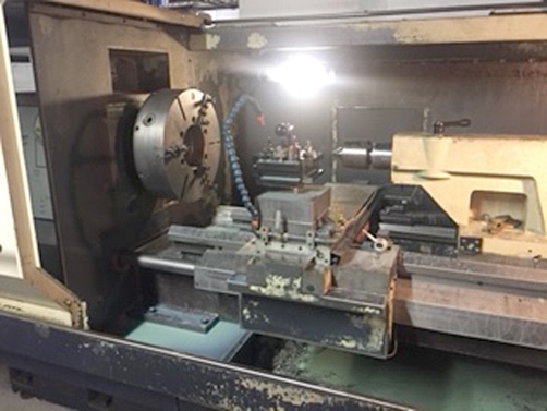 Willis 2680 ENC CNC Lathe, 2008 - 2x 20" Chucks, Tailstock, Tool Post, Anilam Control - Image 3