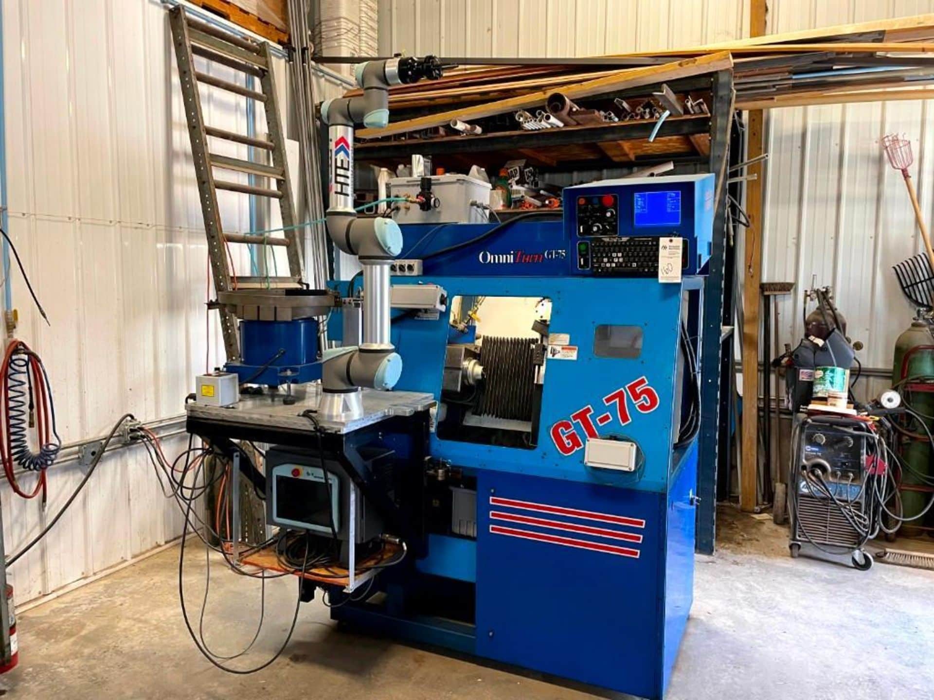 automated omniturn gt75 gang tool cnc turning center
