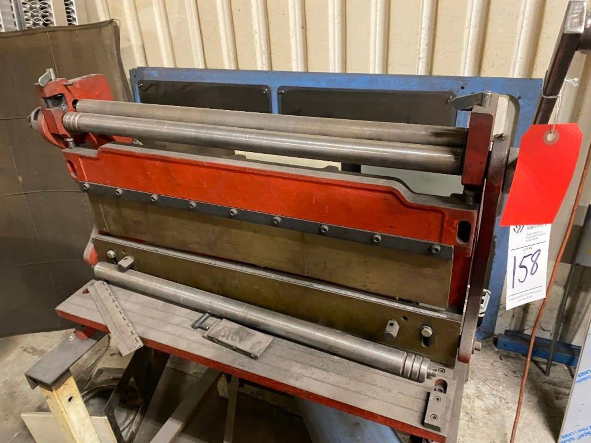 combination sheet metal shear roller bender