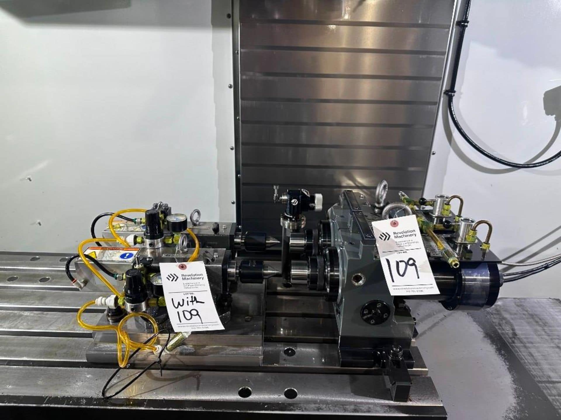 haas hpts6 pneumatic tailstock for hrt210 series rotaries