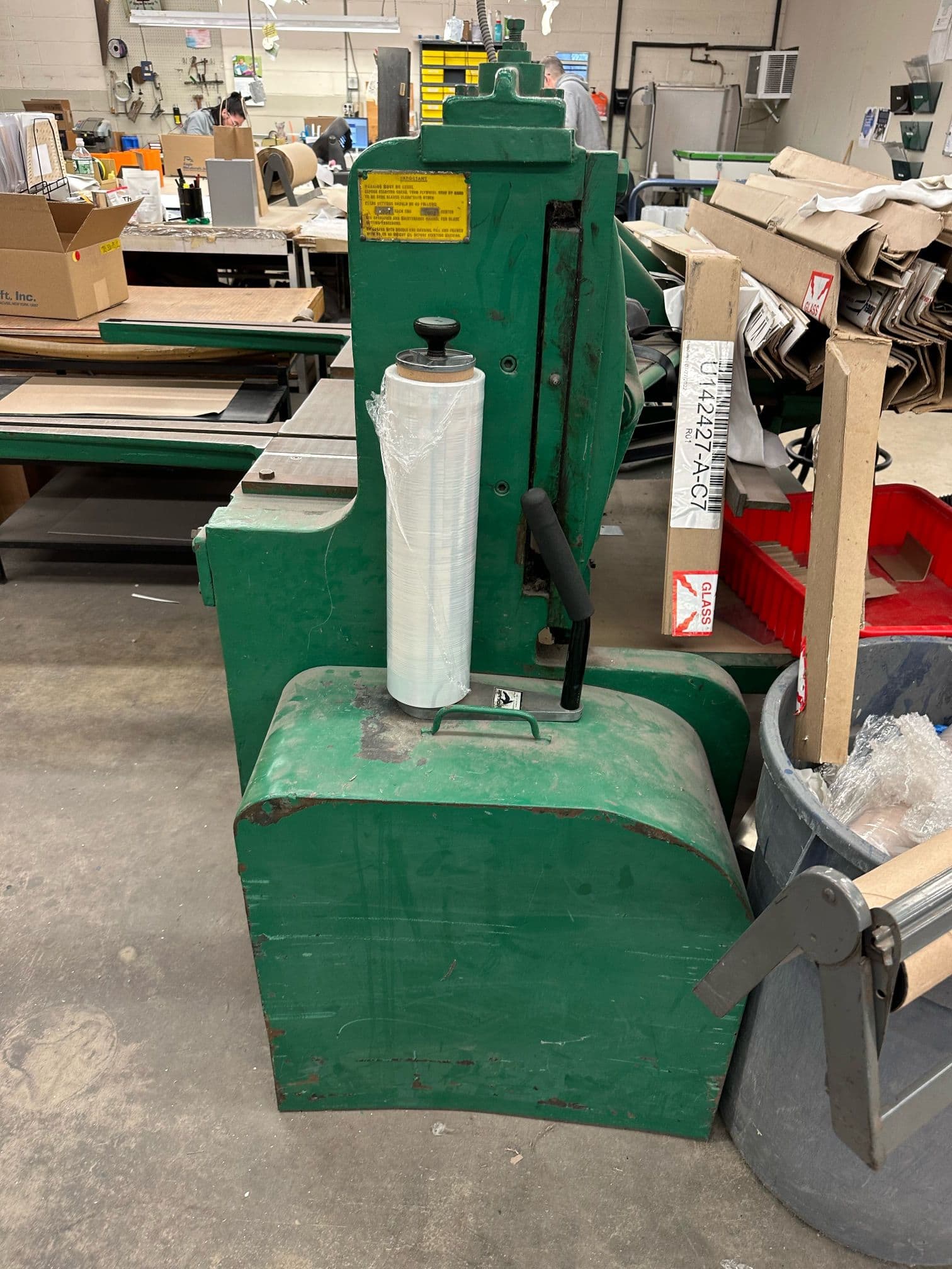 12 Ga. x 52" Wysong Model 1252 Mechanical Shear, 1954 - Front Sheet Supports - Image 3