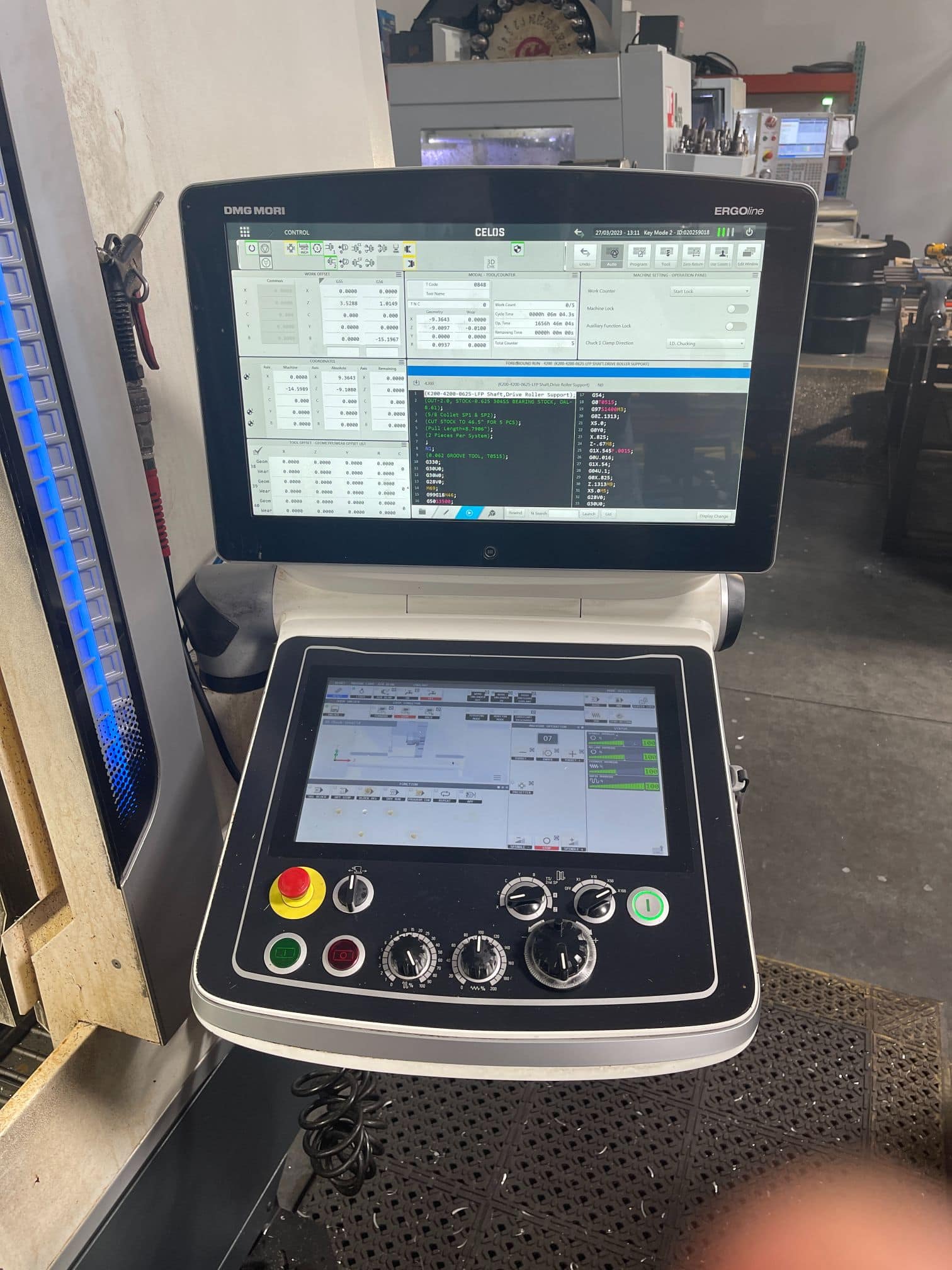 DMG Mori NLX2500/700 CNC Lathe, 2019 - Sub Spindle, Live Tooling, Tool Presetter - Image 4