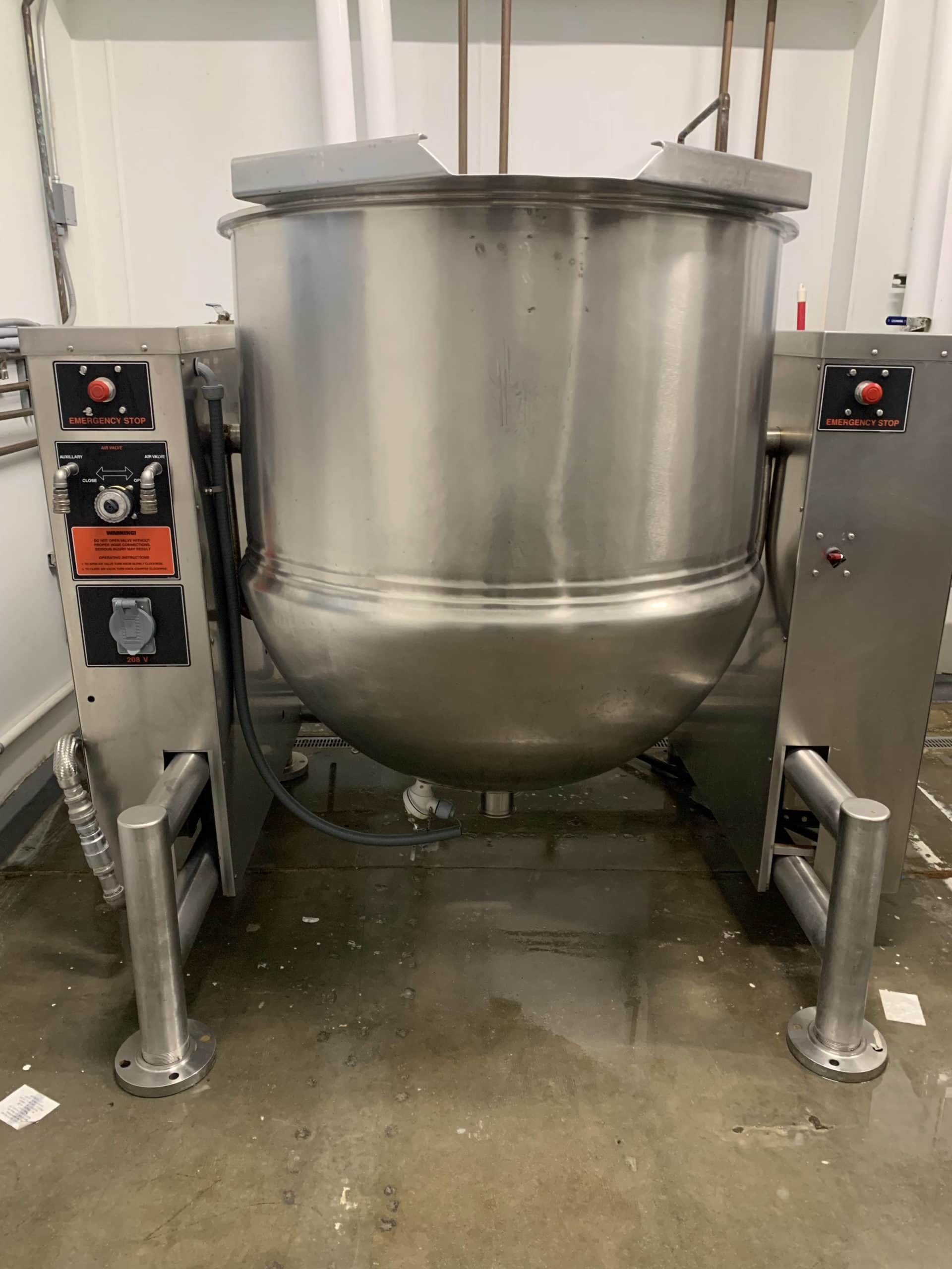 200 Gallon Lee Industries 200 DN Stainless Steel Kettle, 2008