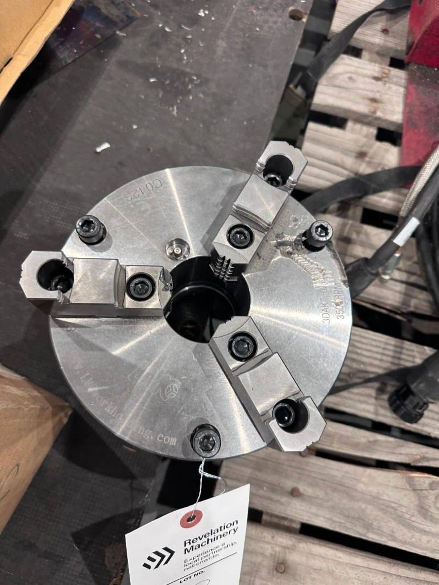 lmc-3-jaw-8-inch-chuck-model-3dakt-lot-113 lmc 3 jaw 8 inch chuck model 3dakt