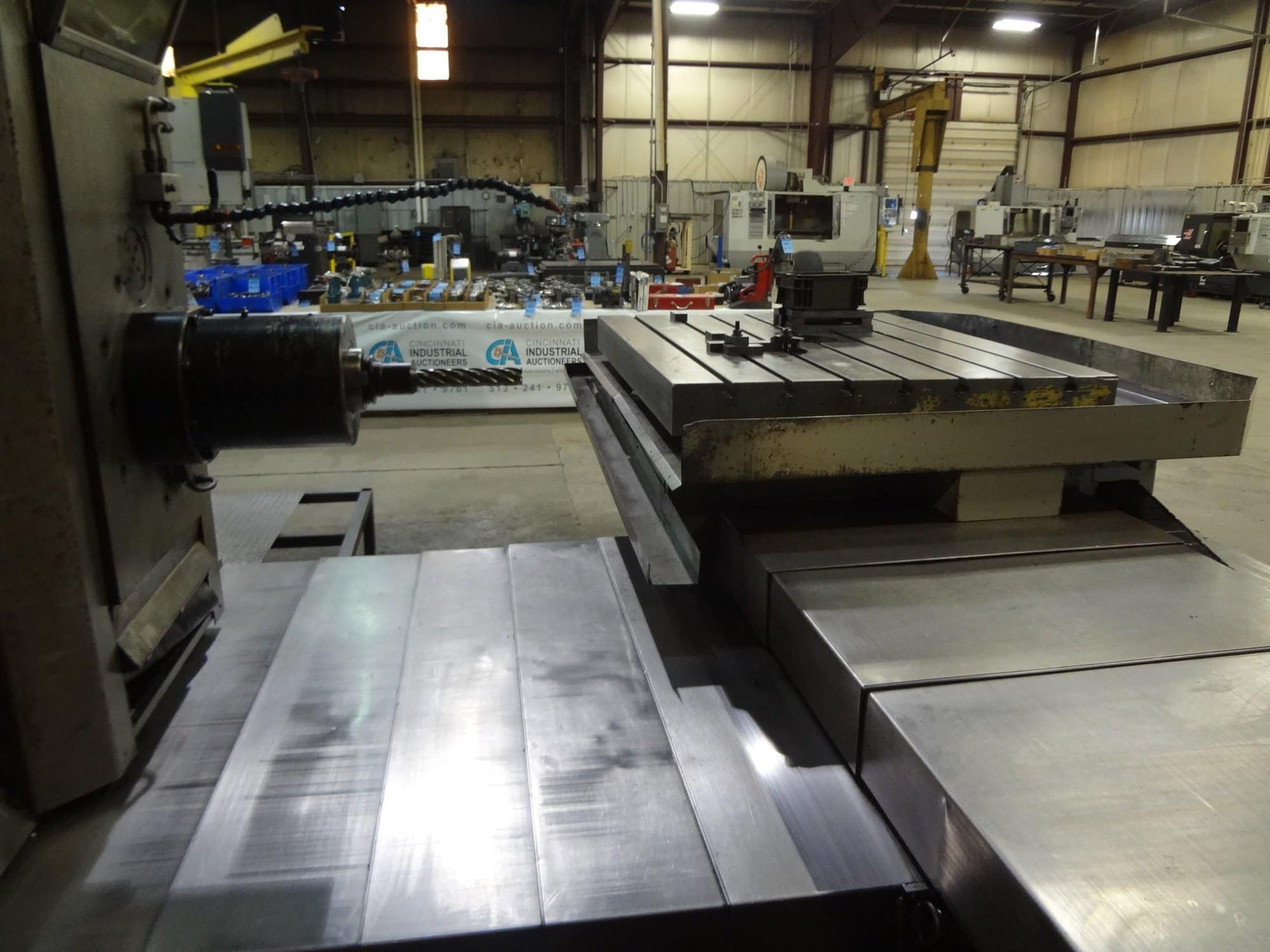 5" OLYMPIA H100X60 Table Type CNC Horizontal Boring Mill, 1998 - Fanuc Control, Rotary Table HBM - Image 11
