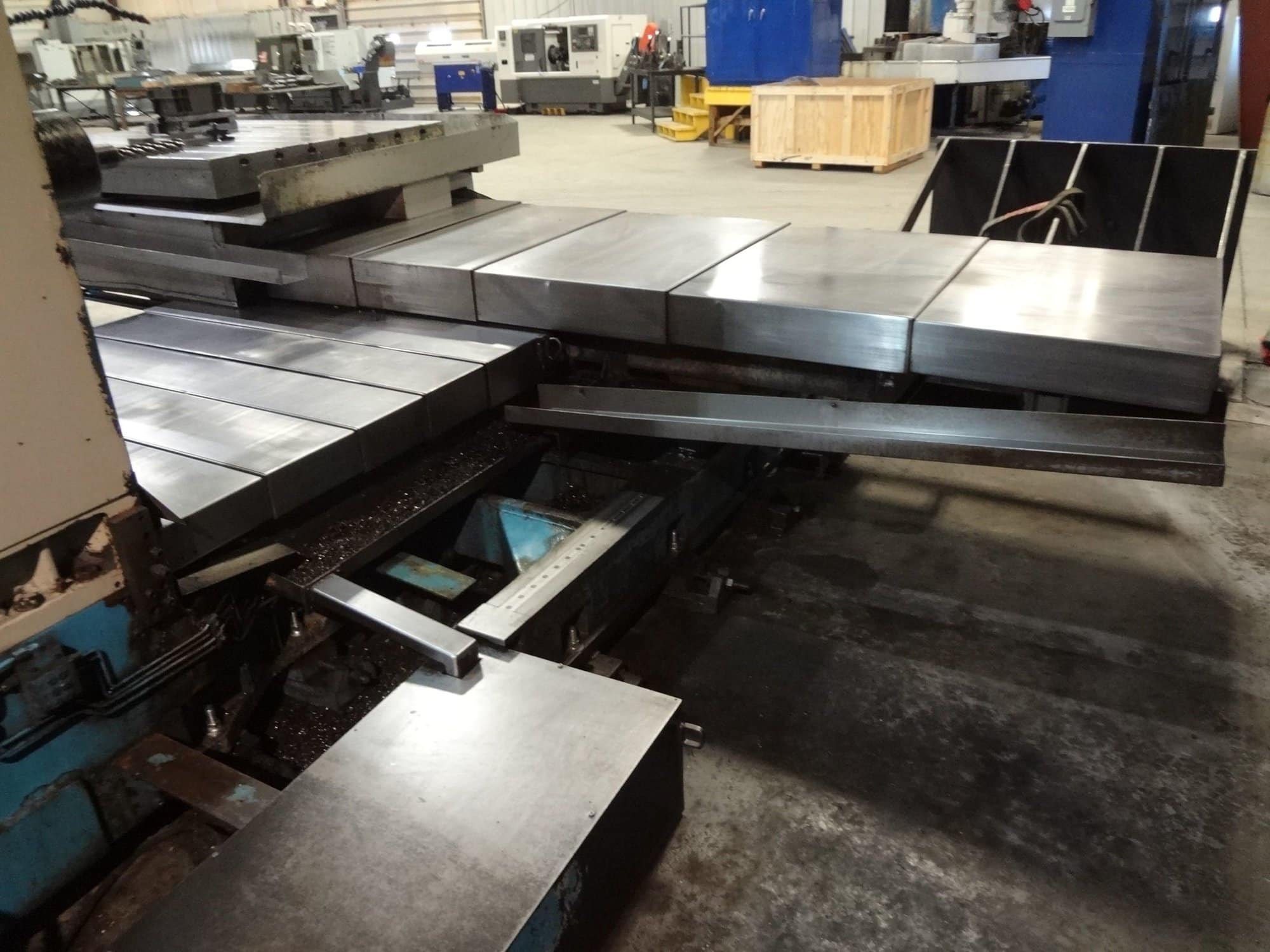 5" OLYMPIA H100X60 Table Type CNC Horizontal Boring Mill, 1998 - Fanuc Control, Rotary Table HBM - Image 12