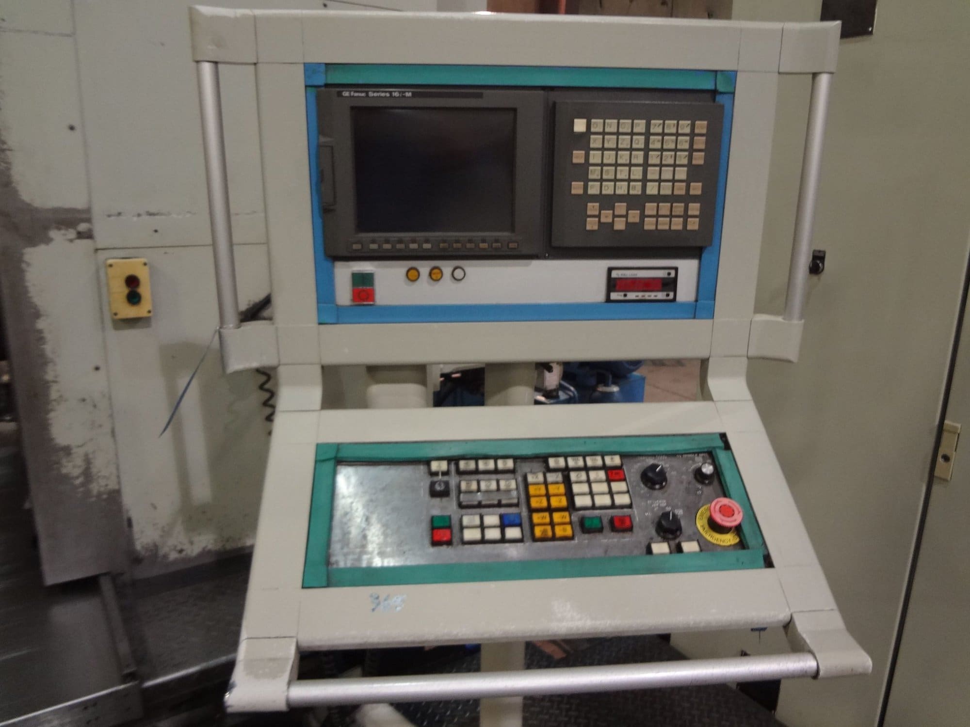 5" OLYMPIA H100X60 Table Type CNC Horizontal Boring Mill, 1998 - Fanuc Control, Rotary Table HBM - Image 2