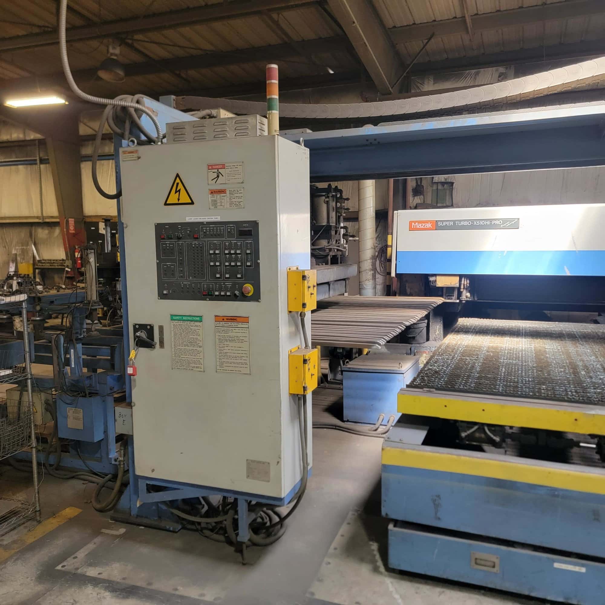 2000 Watt Mazak Super Turbo X510 CO2 Laser, 1997 - 5' x 10' Table - Image 4