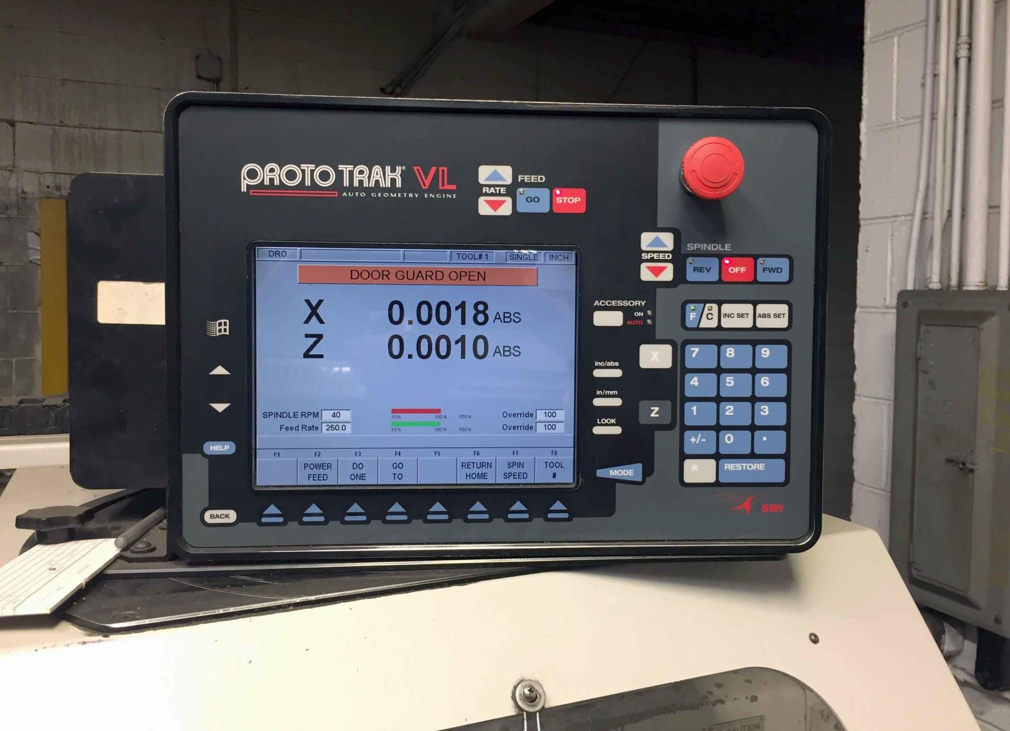 Southwestern Industries Trak TRL 2460V CNC Lathe, 2008 - Proto Trak CNC, Tailstock, Programmable Tool Post - Image 6