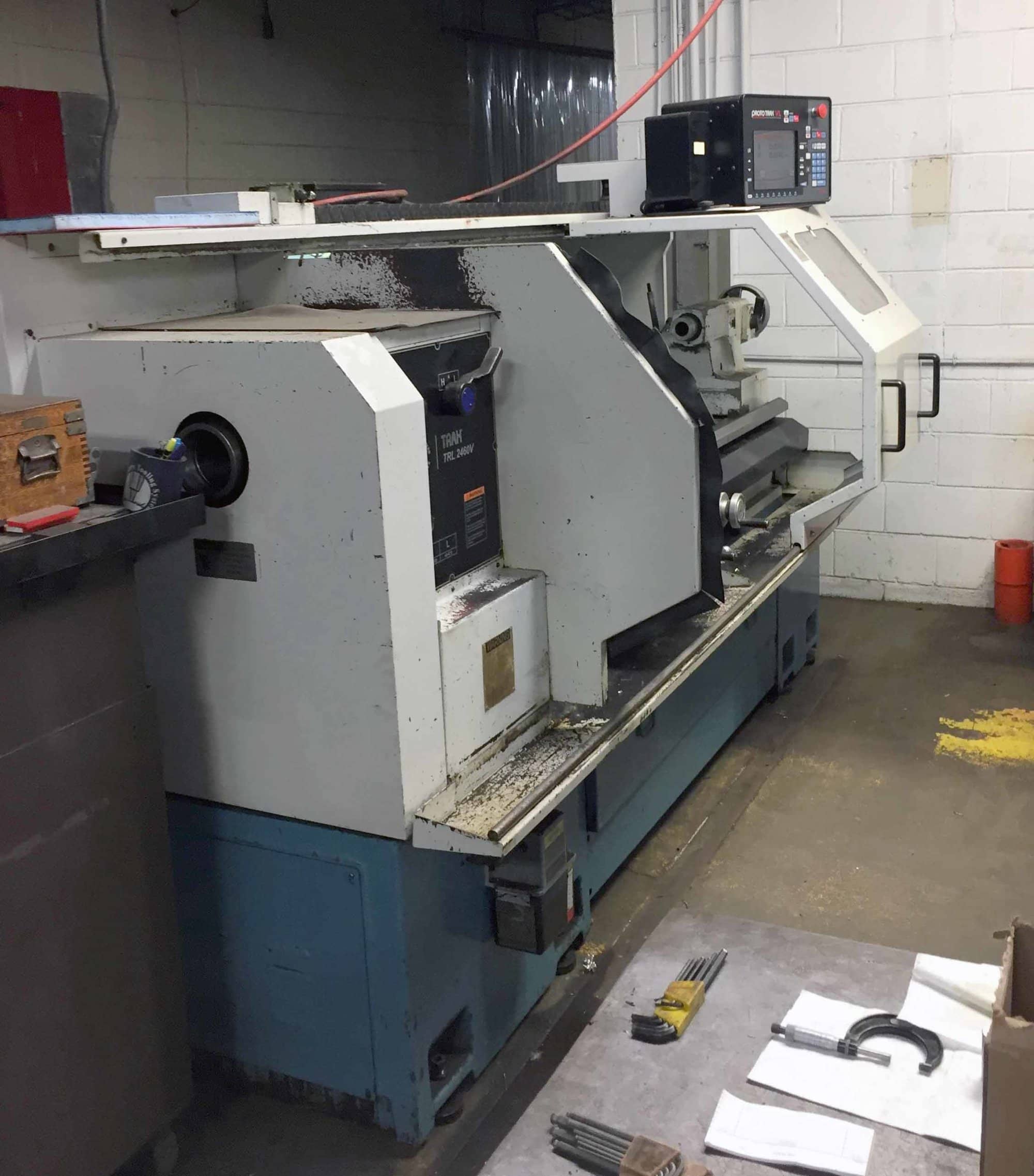 Southwestern Industries Trak TRL 2460V CNC Lathe, 2008 - Proto Trak CNC, Tailstock, Programmable Tool Post - Image 4