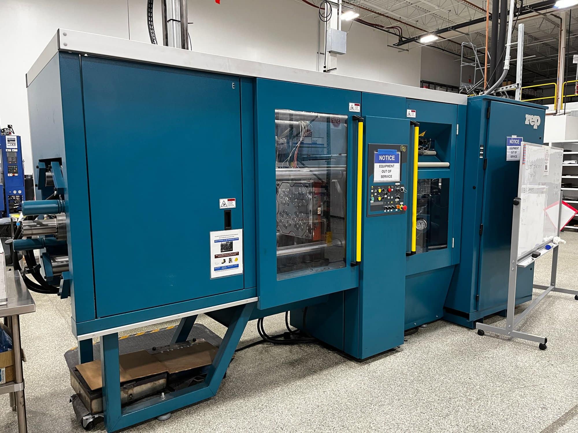 REP H49Y10W Horizontal Injection Molder Machine, 2016