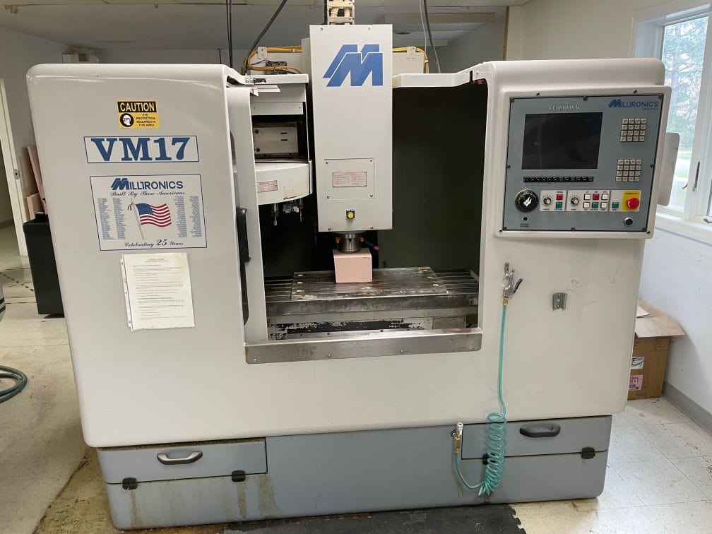 Milltronics VM17 CNC VMC, 1999 - 4th Axis Ready