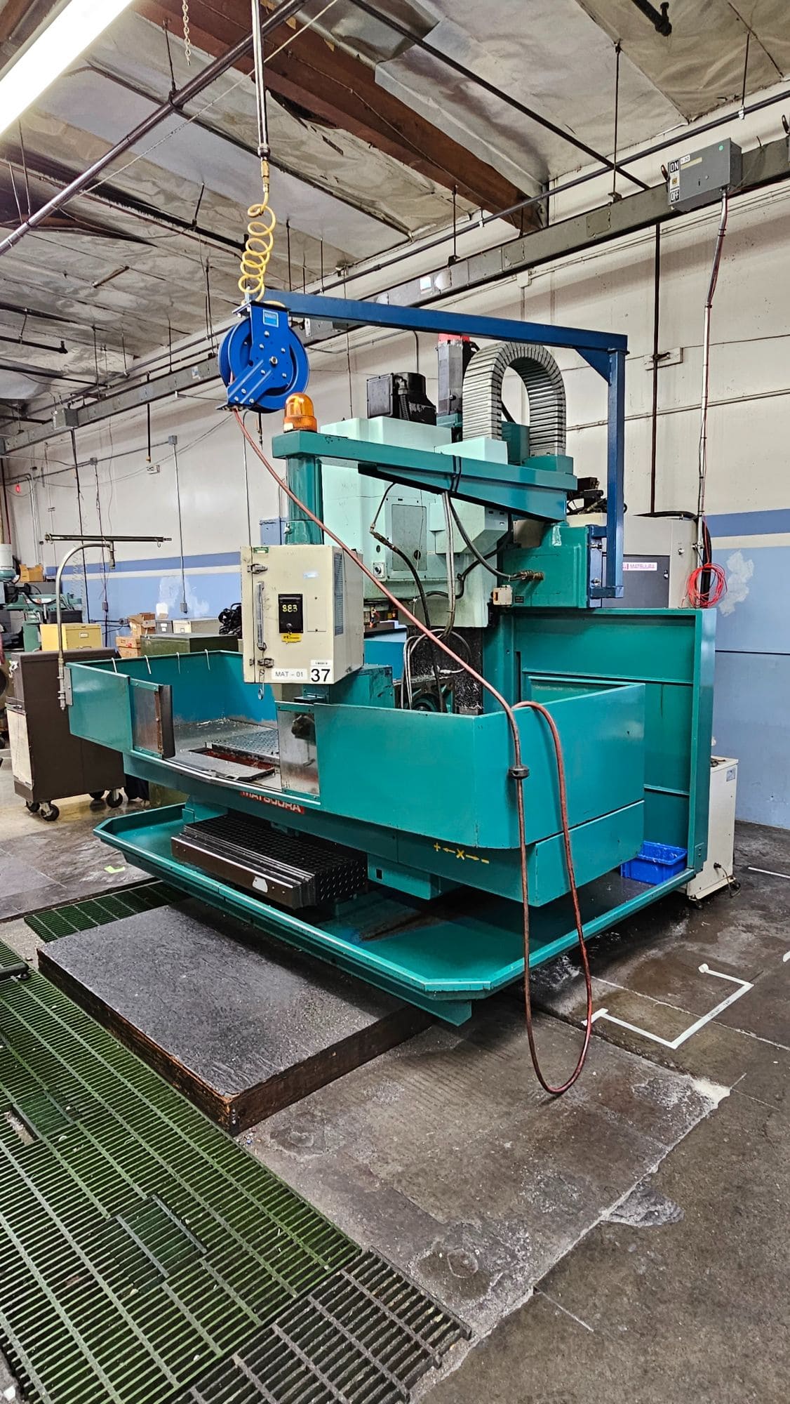 Matsuura MC-1000 V5 CNC VMC, 1987 - 4th Axis