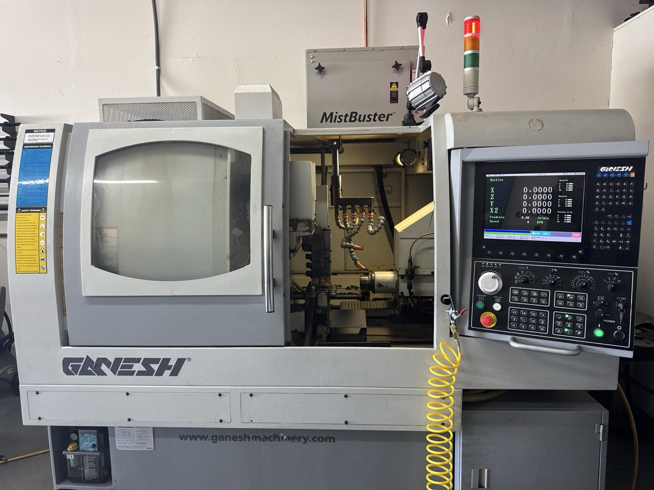 Ganesh Cyclone 32CS CNC Swiss Lathe, 2010 - Parts Catcher, Live Tooling, Sub Spindle - Image 6