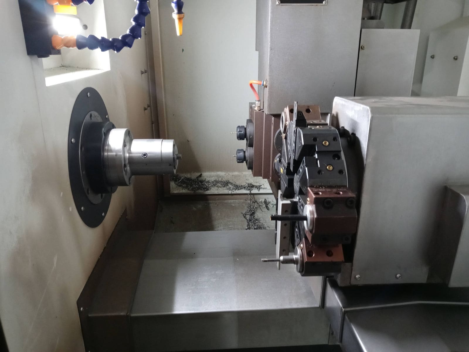 Z Mat Flash FL300 CNC Lathe, 2018 - 4500 RPM, C and Y Axis, Live Tooling, 808D Siemens Control - Image 2