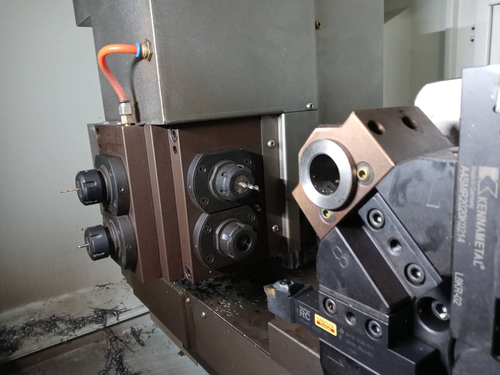 Z Mat Flash FL300 CNC Lathe, 2018 - 4500 RPM, C and Y Axis, Live Tooling, 808D Siemens Control - Image 5