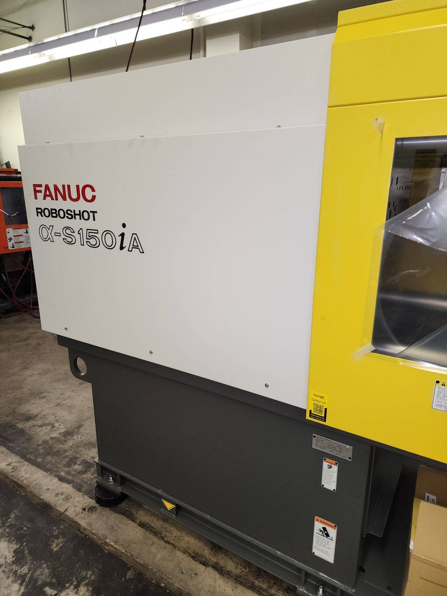 165 Ton 14.7oz Shot Fanuc Roboshot A-S150IA Horizontal Injection Molding Machine