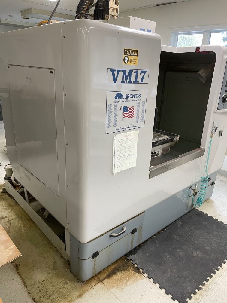 Milltronics VM17 CNC VMC, 1999 - 4th Axis Ready - Image 2
