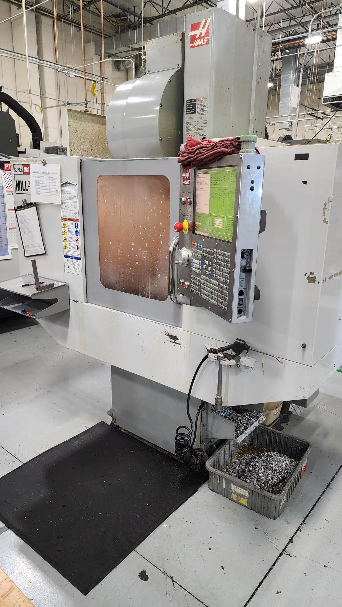 Haas Super Mini Mill 2 VMC, 2009- Probe, 4th Axis Wired