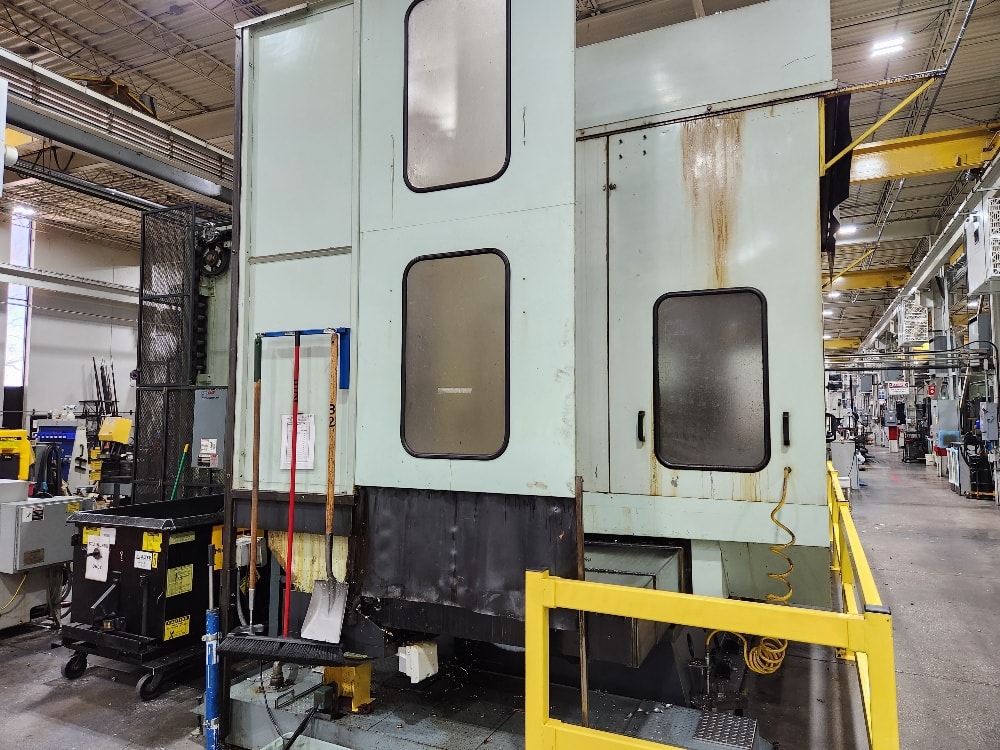 Kuraki KBT 13EA CNC Boring Mill, 2003 - Fanuc Control, 4k RPM, Chip Conveyor, 1000 PSI TSC - Image 2