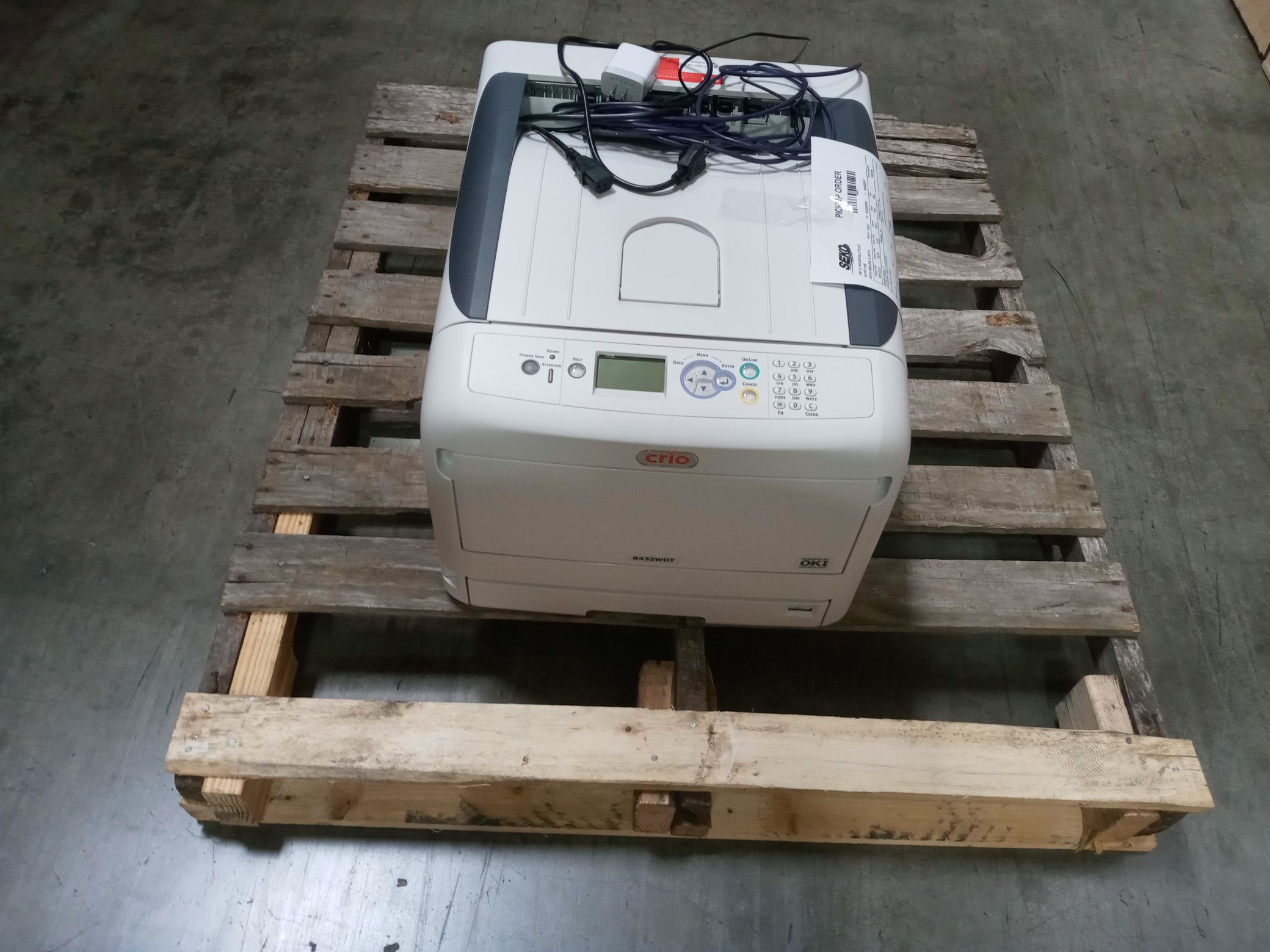 Crio 8432 White Tone Transfer Printer - Image 3