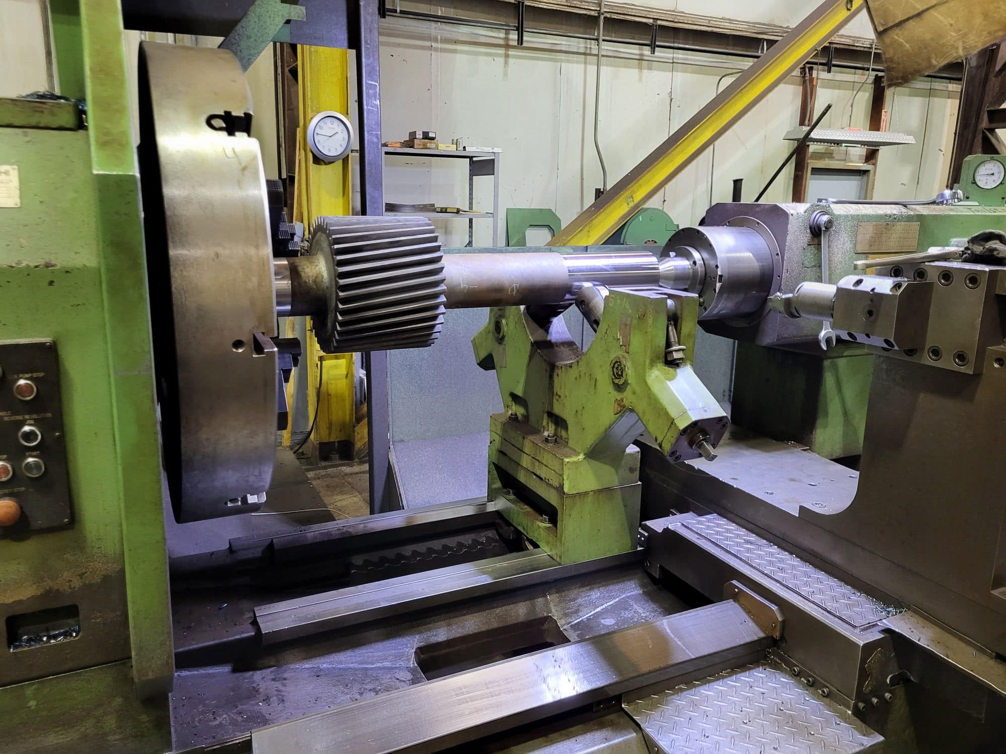 58" X 236" Dainichi M112 CNC Flat Bed Lathe, 1984- Fanuc Control, 40" Chuck --- MAKE OFFER --- - Image 2
