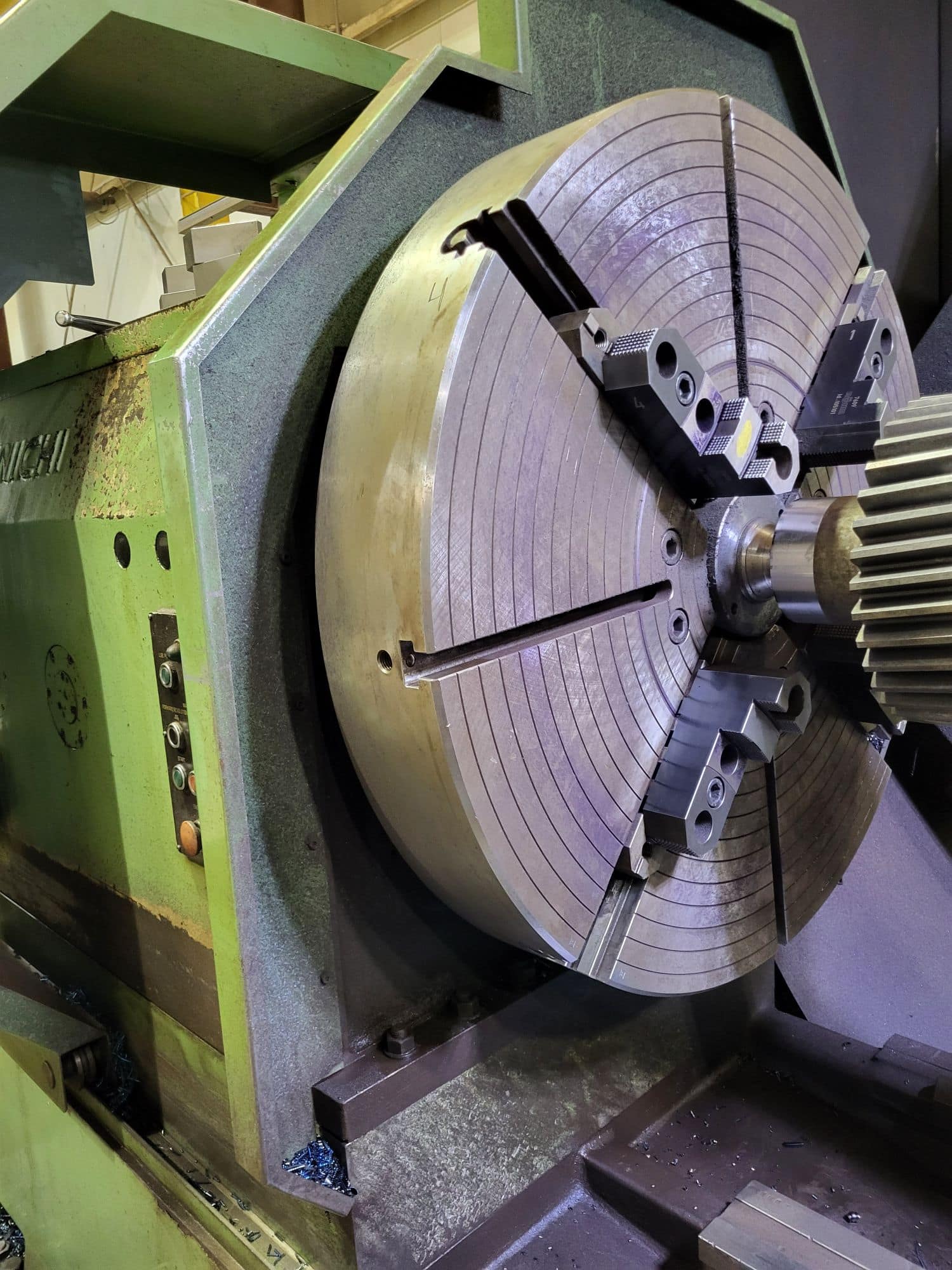 58" X 236" Dainichi M112 CNC Flat Bed Lathe, 1984- Fanuc Control, 40" Chuck --- MAKE OFFER --- - Image 5