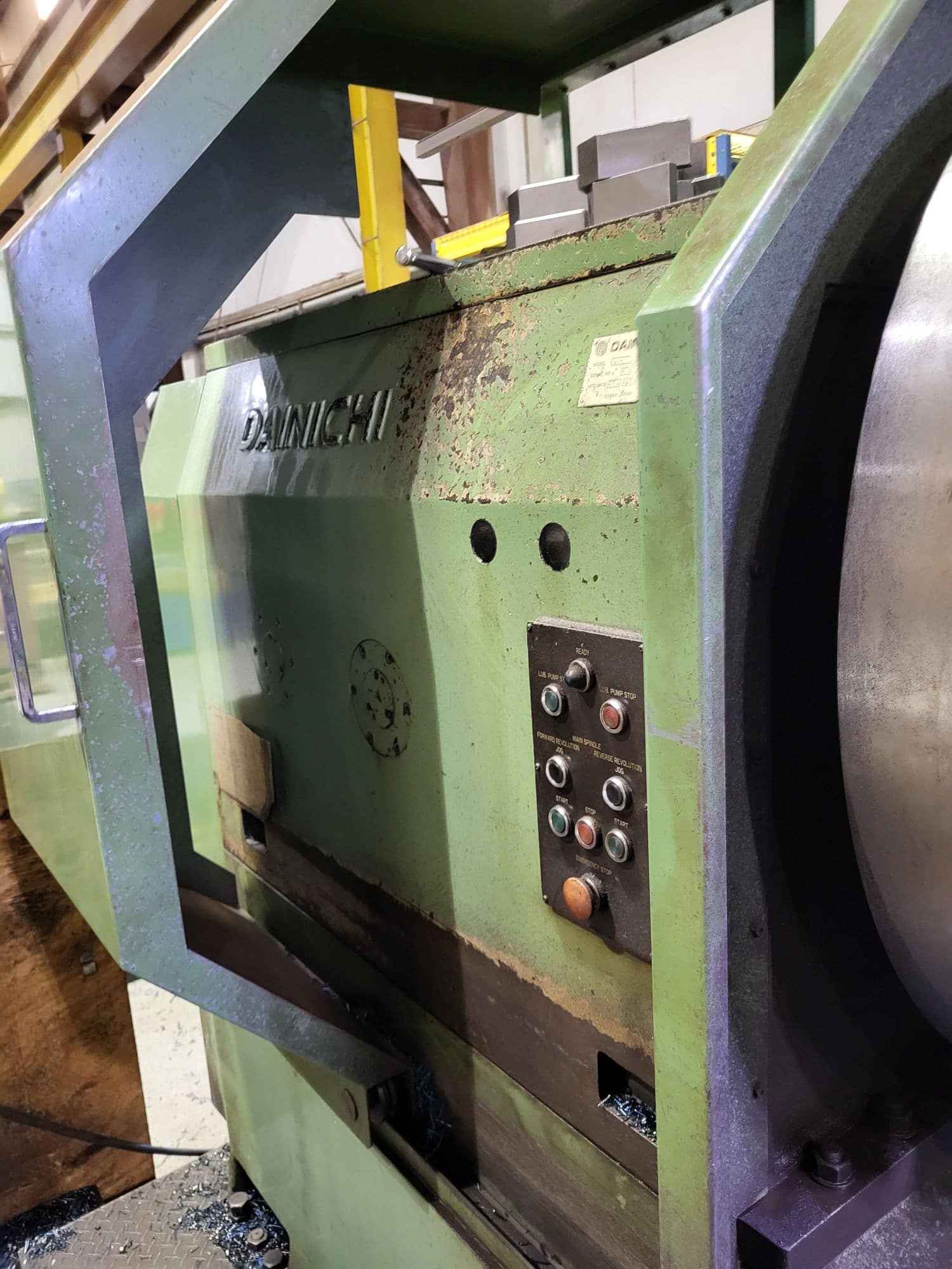 58" X 236" Dainichi M112 CNC Flat Bed Lathe, 1984- Fanuc Control, 40" Chuck --- MAKE OFFER --- - Image 6