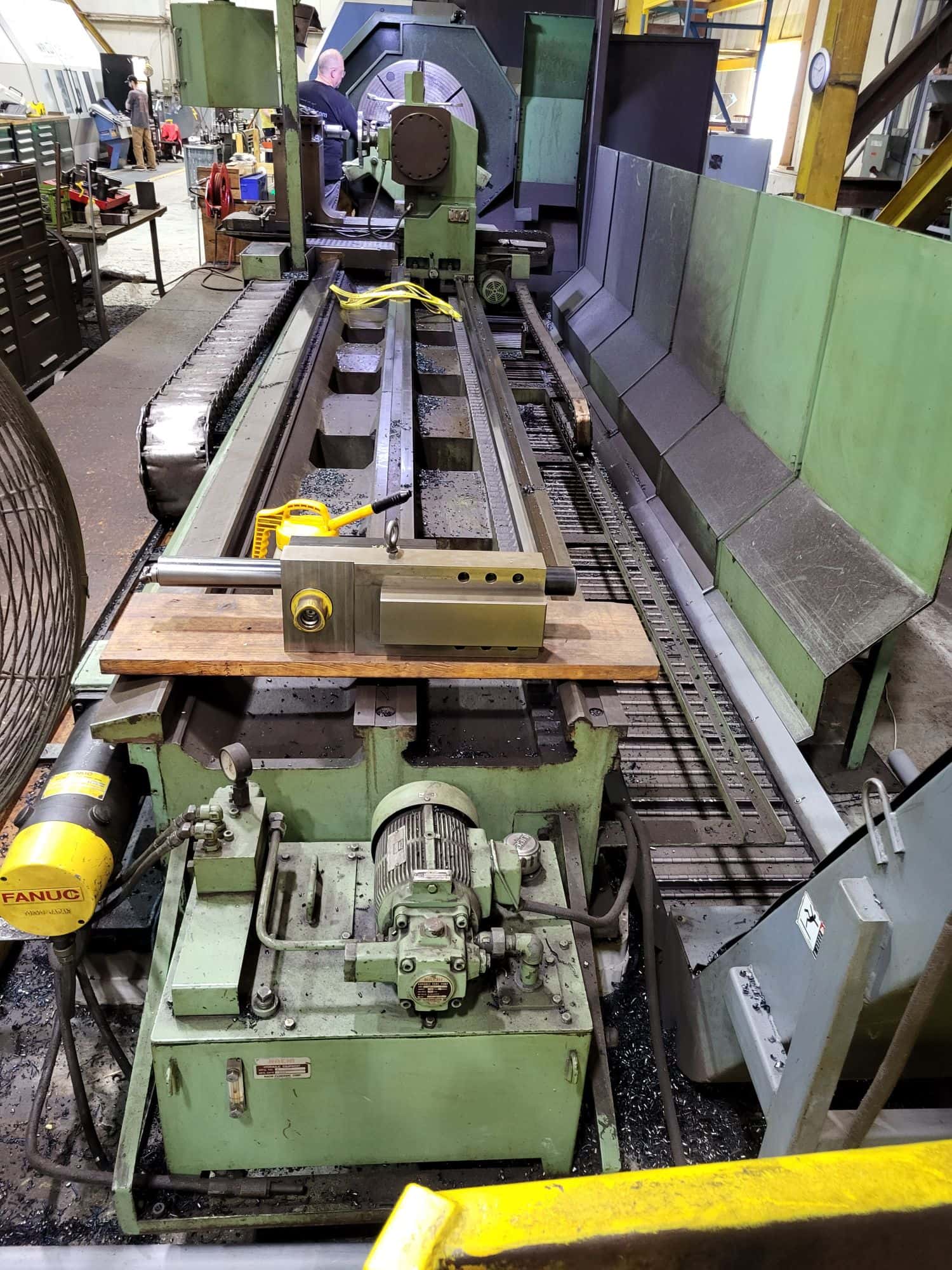 58" X 236" Dainichi M112 CNC Flat Bed Lathe, 1984- Fanuc Control, 40" Chuck --- MAKE OFFER --- - Image 10