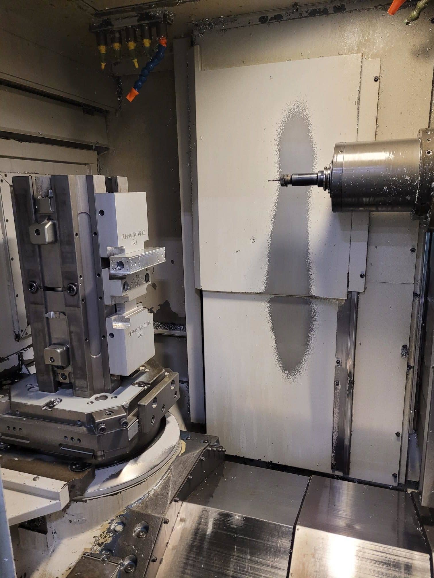 Mori Seiki SH-400 CNC HMC, 2000 - Chip Conveyor, Tombstones, TSC, Mist Collection, CAT 40 - Image 3