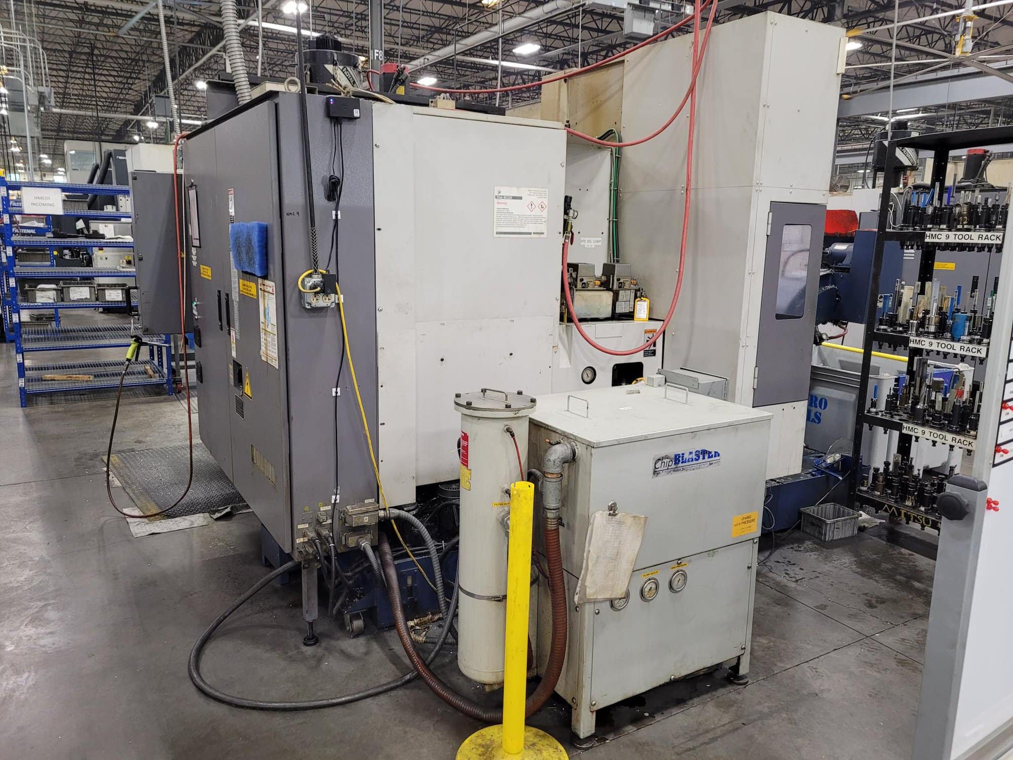 Mori Seiki SH-400 CNC HMC, 2000 - Chip Conveyor, Tombstones, TSC, Mist Collection, CAT 40 - Image 5