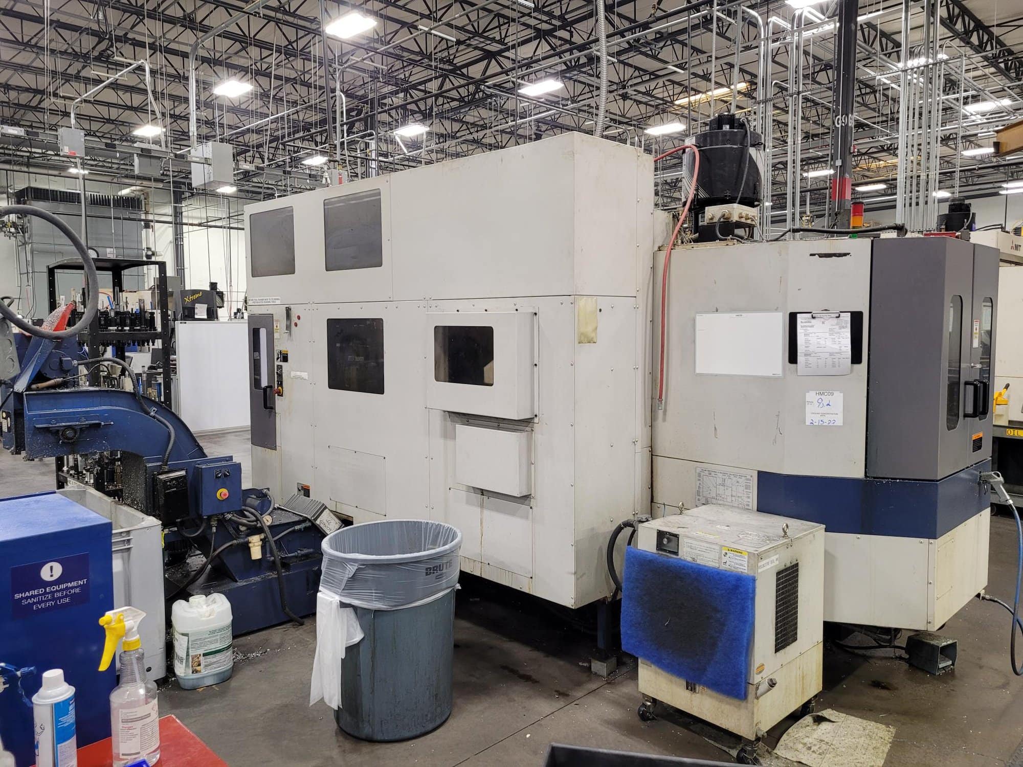 Mori Seiki SH-400 CNC HMC, 2000 - Chip Conveyor, Tombstones, TSC, Mist Collection, CAT 40 - Image 6