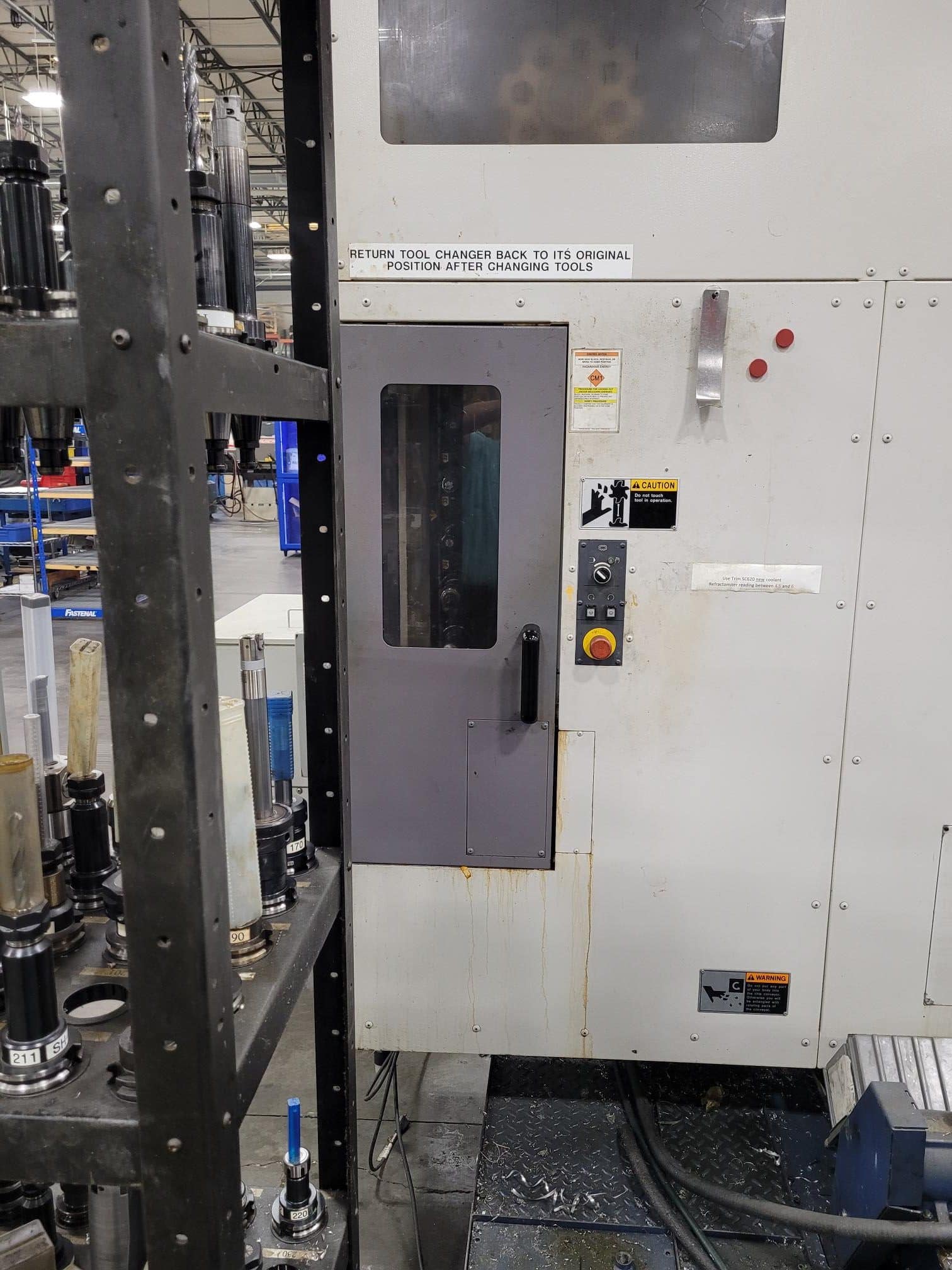 Mori Seiki SH-400 CNC HMC, 2000 - Chip Conveyor, Tombstones, TSC, Mist Collection, CAT 40 - Image 7