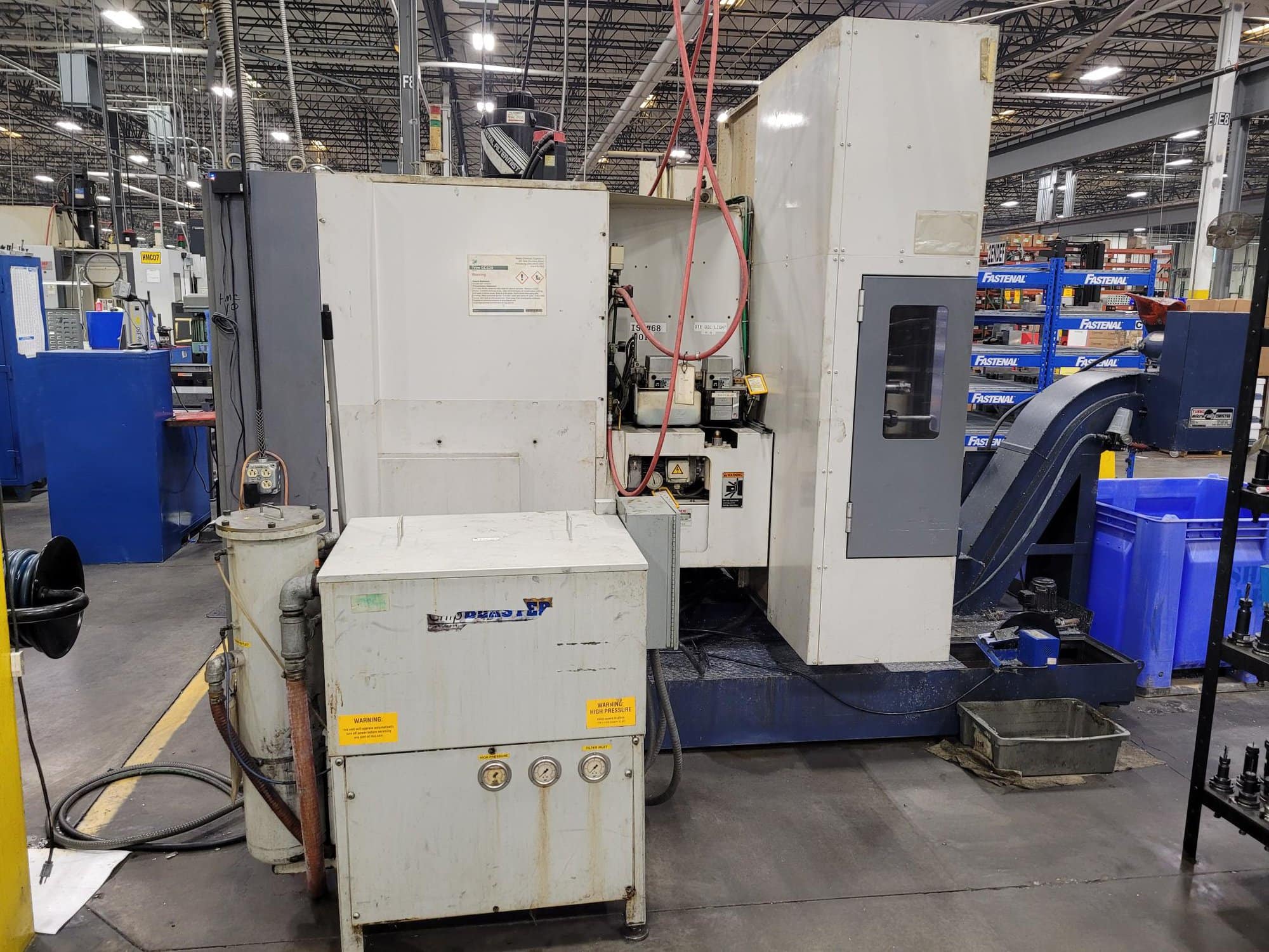 Mori Seiki SH-400 CNC HMC, 1999 - Chip Conveyor, Tombstones, TSC, Mist Collection, CAT 40 - Image 6