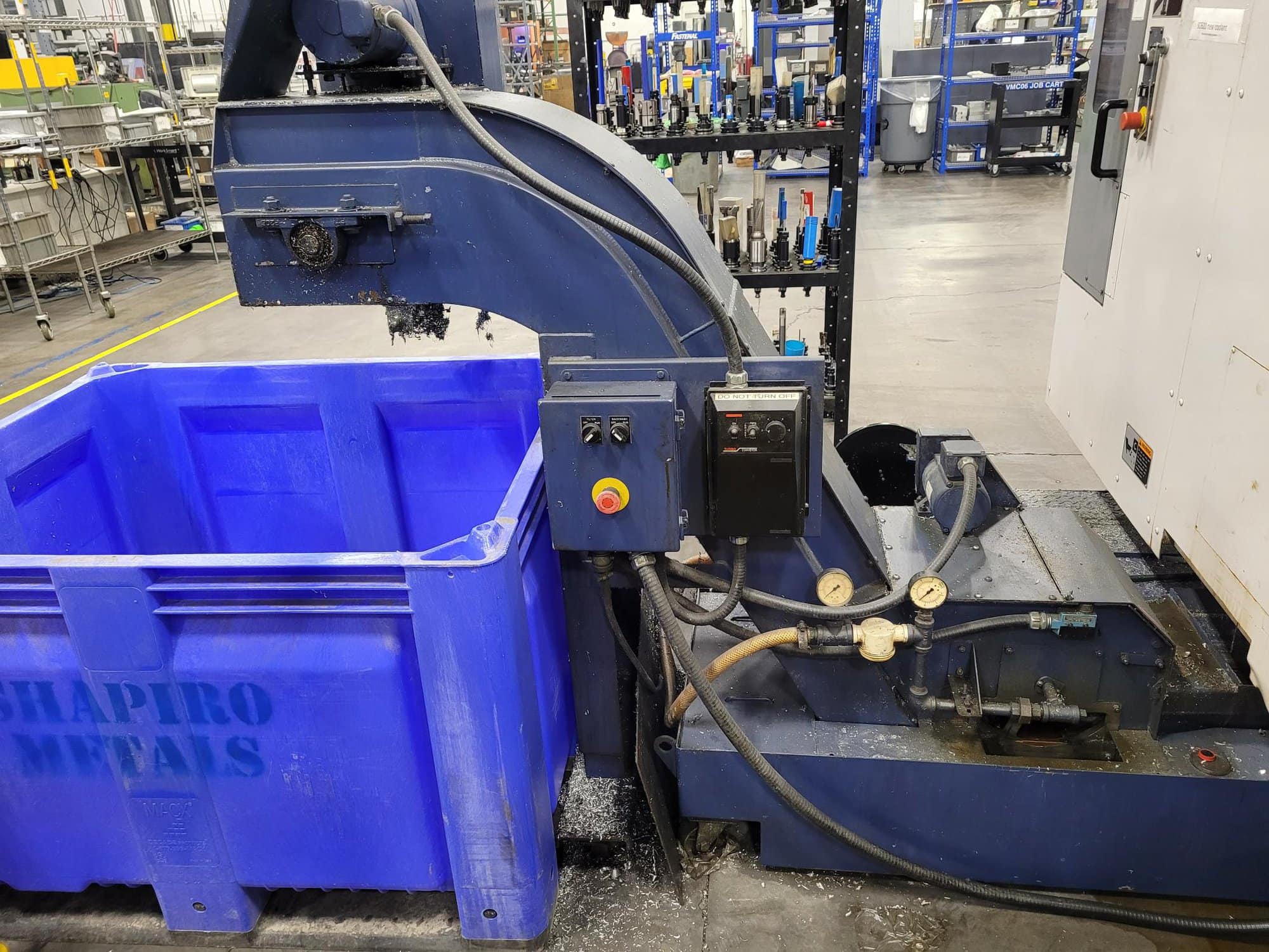 Mori Seiki SH-400 CNC HMC, 1999 - Chip Conveyor, Tombstones, TSC, Mist Collection, CAT 40 - Image 8