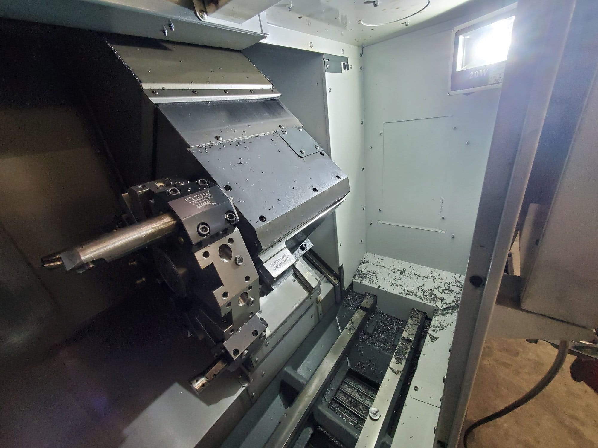 Haas ST-15 CNC Lathe, 2020 - Auto Door, Chip Conveyor, Low Hours - Image 17