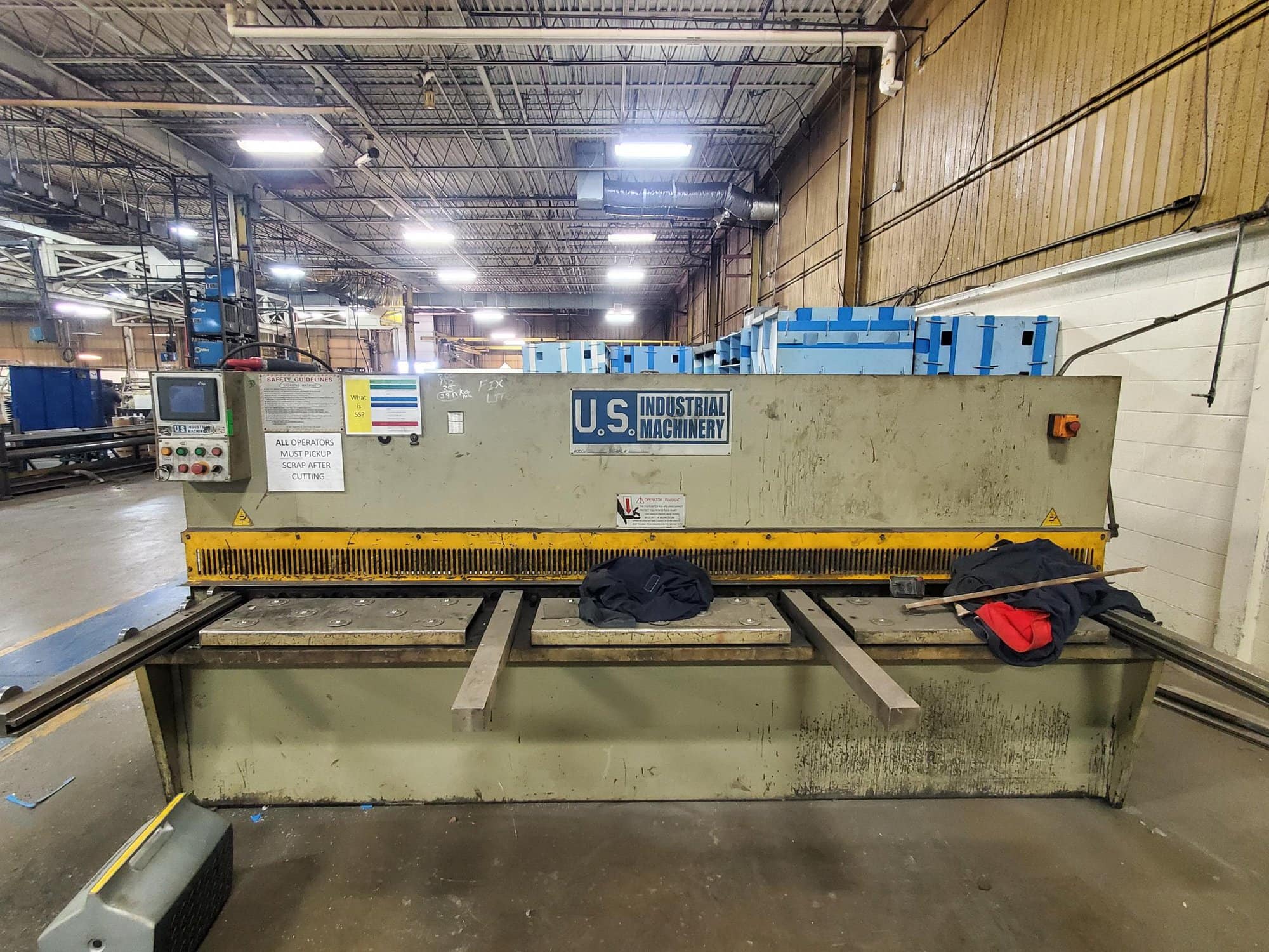 1/4" x 10' U.S Industrial Machinery Hydraulic Shear, 2006